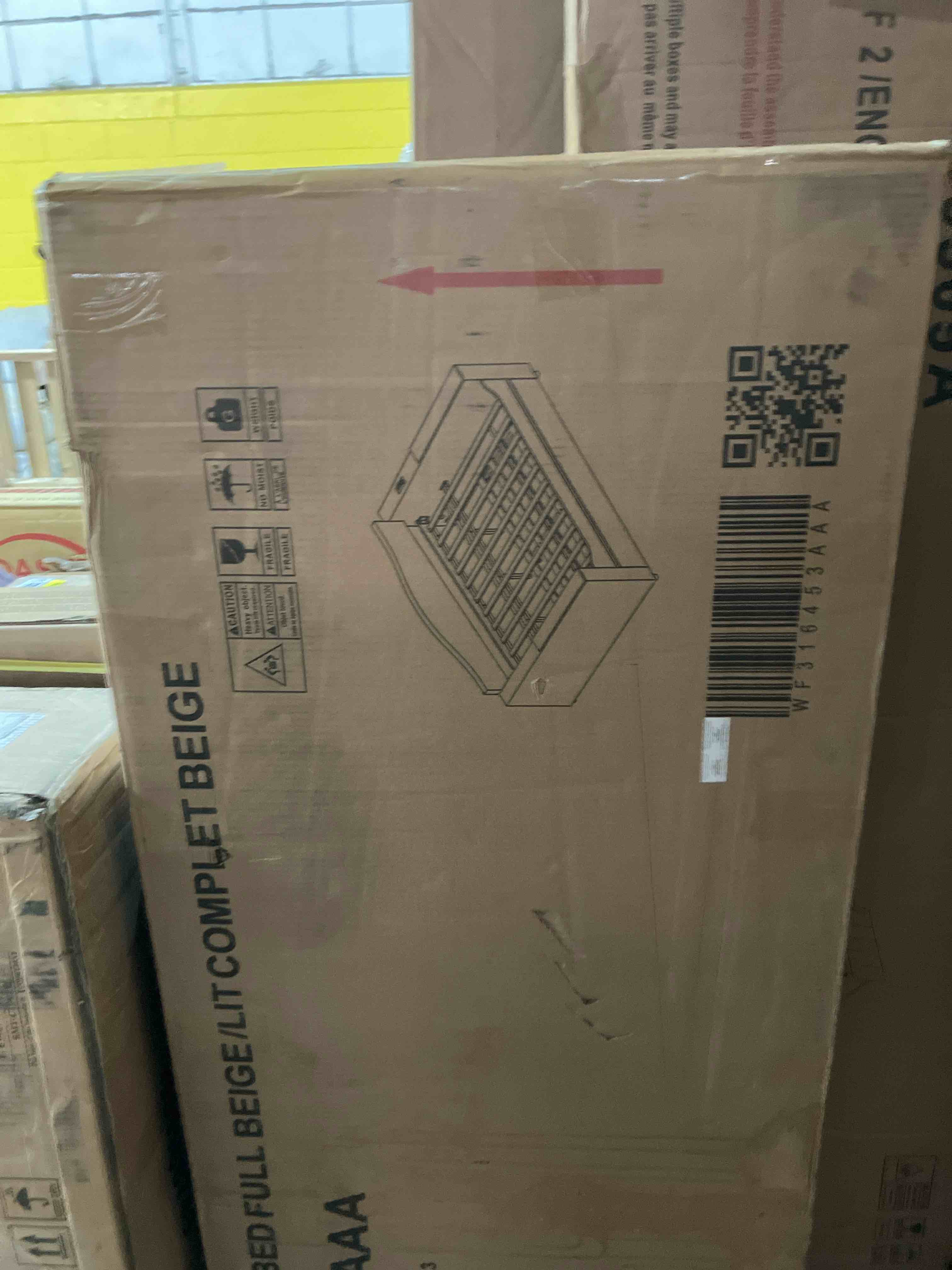 Condition photo showing New/Like New for Upholstered Daybed Sofa Bed Twin w/ Trundle Bed, Beige ( BOX 2/3 ONLY ) 