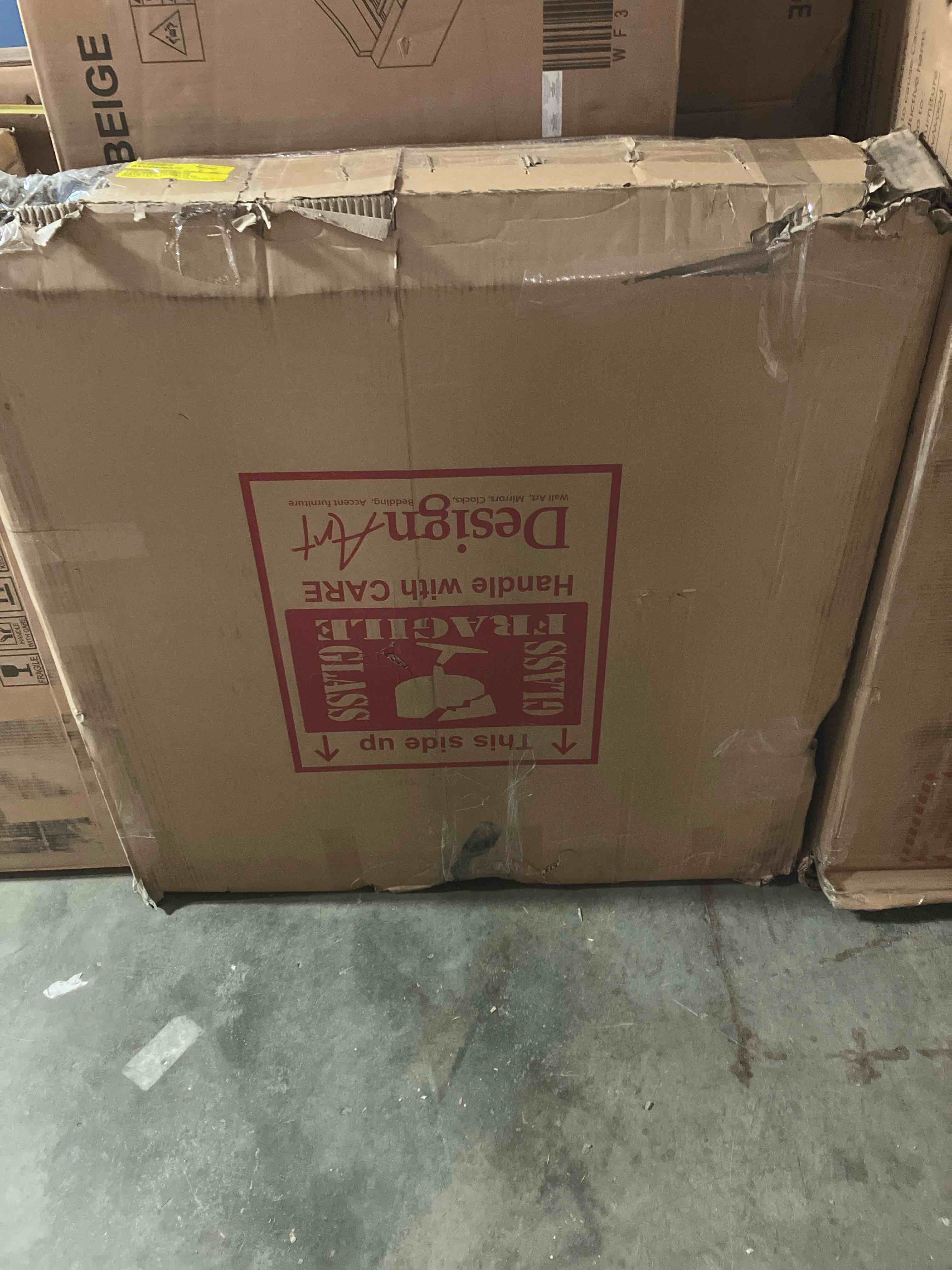 Condition photo showing Good Condition for Abstract Shapes And Infinity Lines II - Abstract Shapes Metal Wall Art