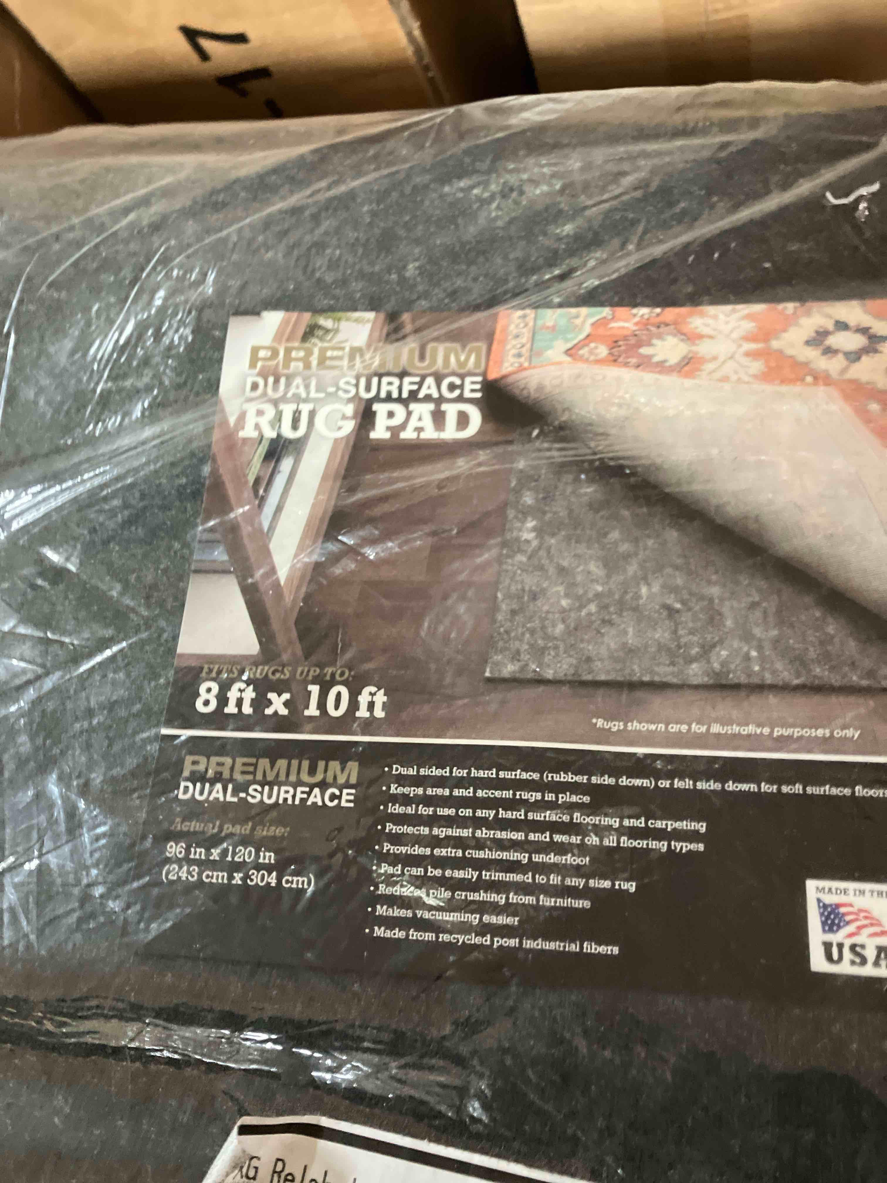Condition photo showing New/Like New for PREMIUM DUAL-SURFACE RUG PAD 8ft x 10ft 