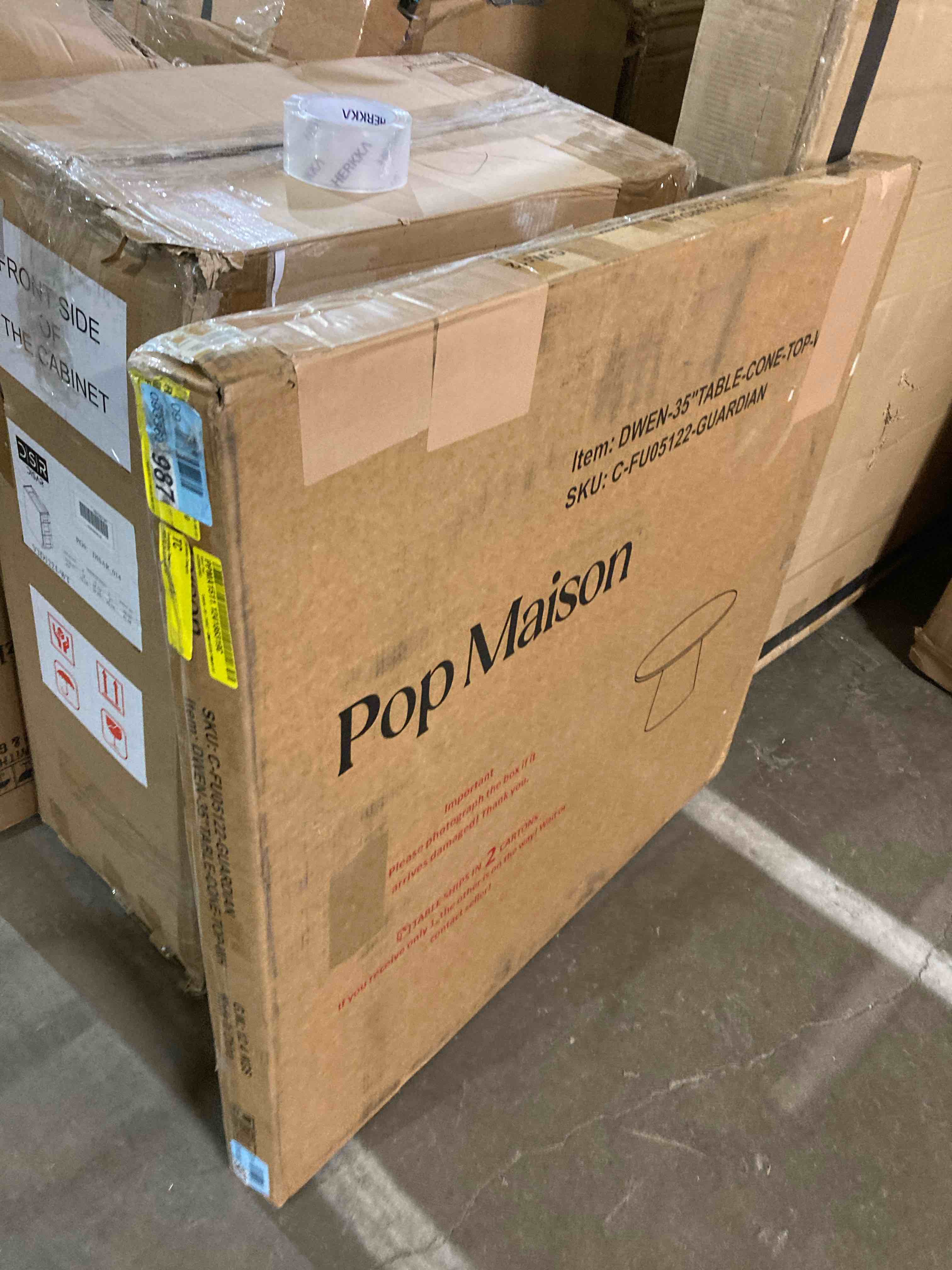 Condition photo showing New/Like New for Pop Maison 35in Table Top 