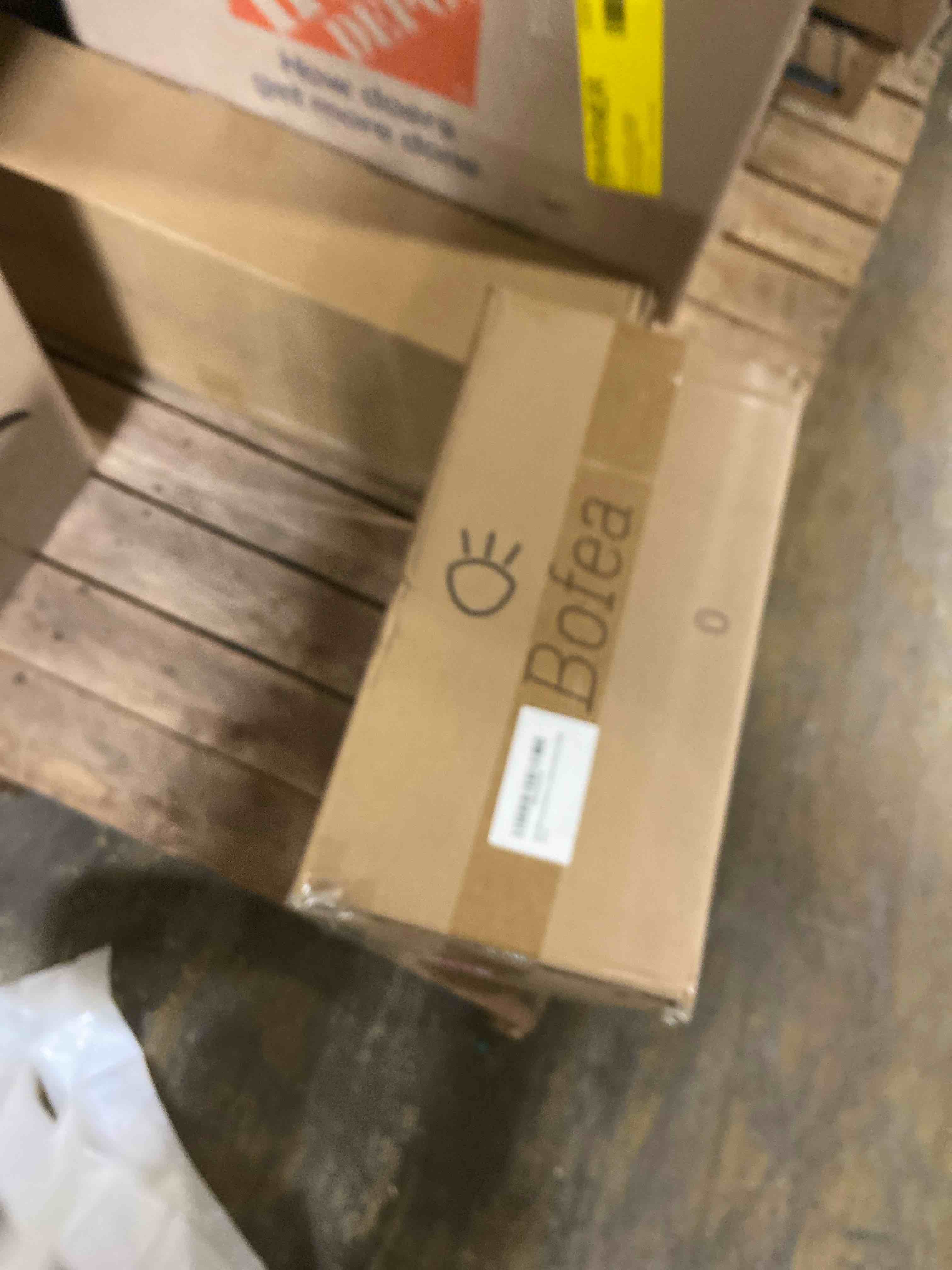 Condition photo showing New/Like New for Bofea-Mid-Century Modern Gold Semi Flush Mount Ceiling Light,Kitchen Ceiling Light Fixture with Milk White Glass Shade,Retro White Close to Ceiling Lamp for Bathroom Bedroom Entryway Hallway. Cream