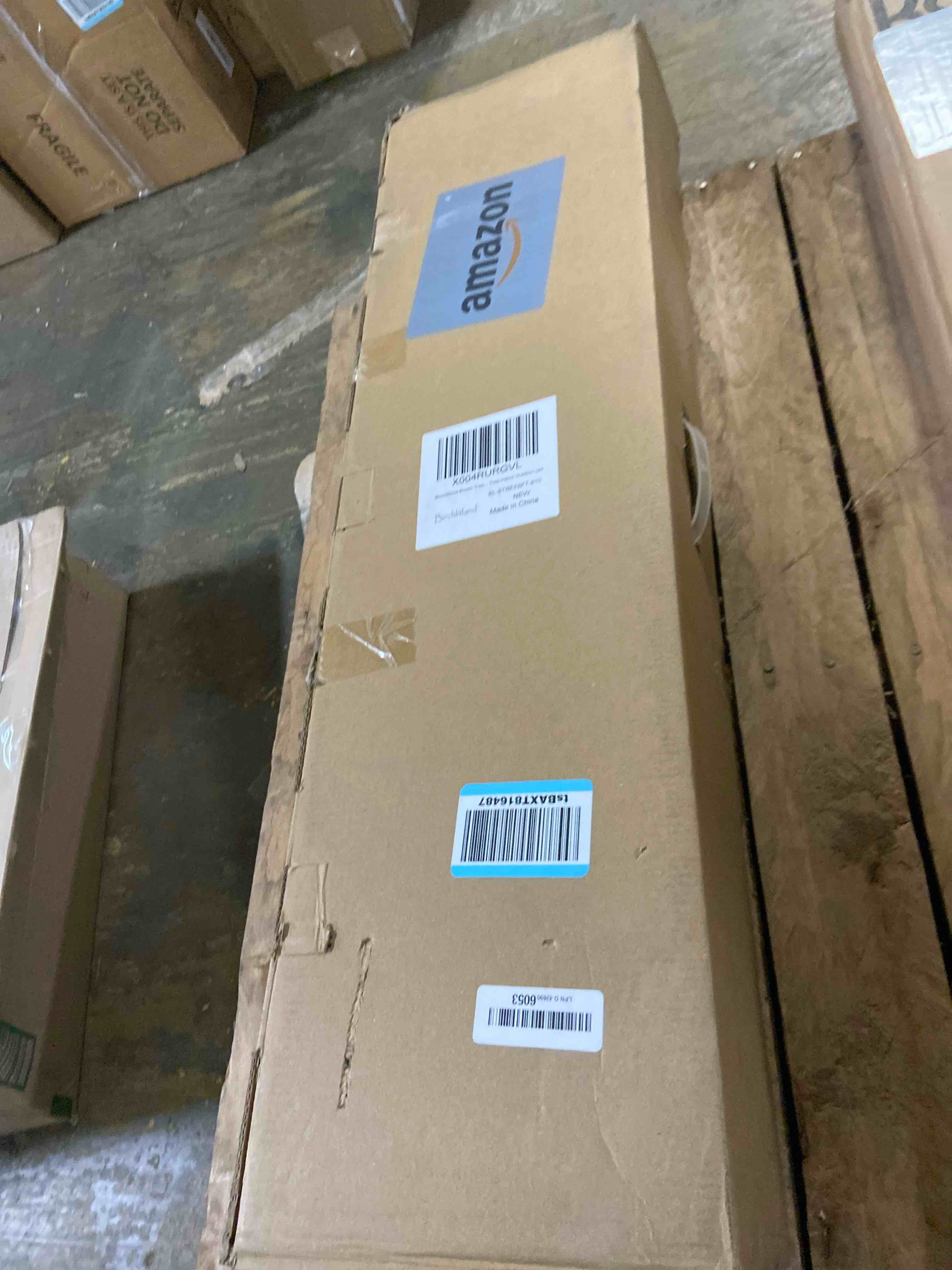 Condition photo showing New/Like New for Birchlitland Brown Tree Lights 6ft Plug in 810 LED for Christmas Party Lighted Artificial Tree Indoor Outdoor use 810L-6FT