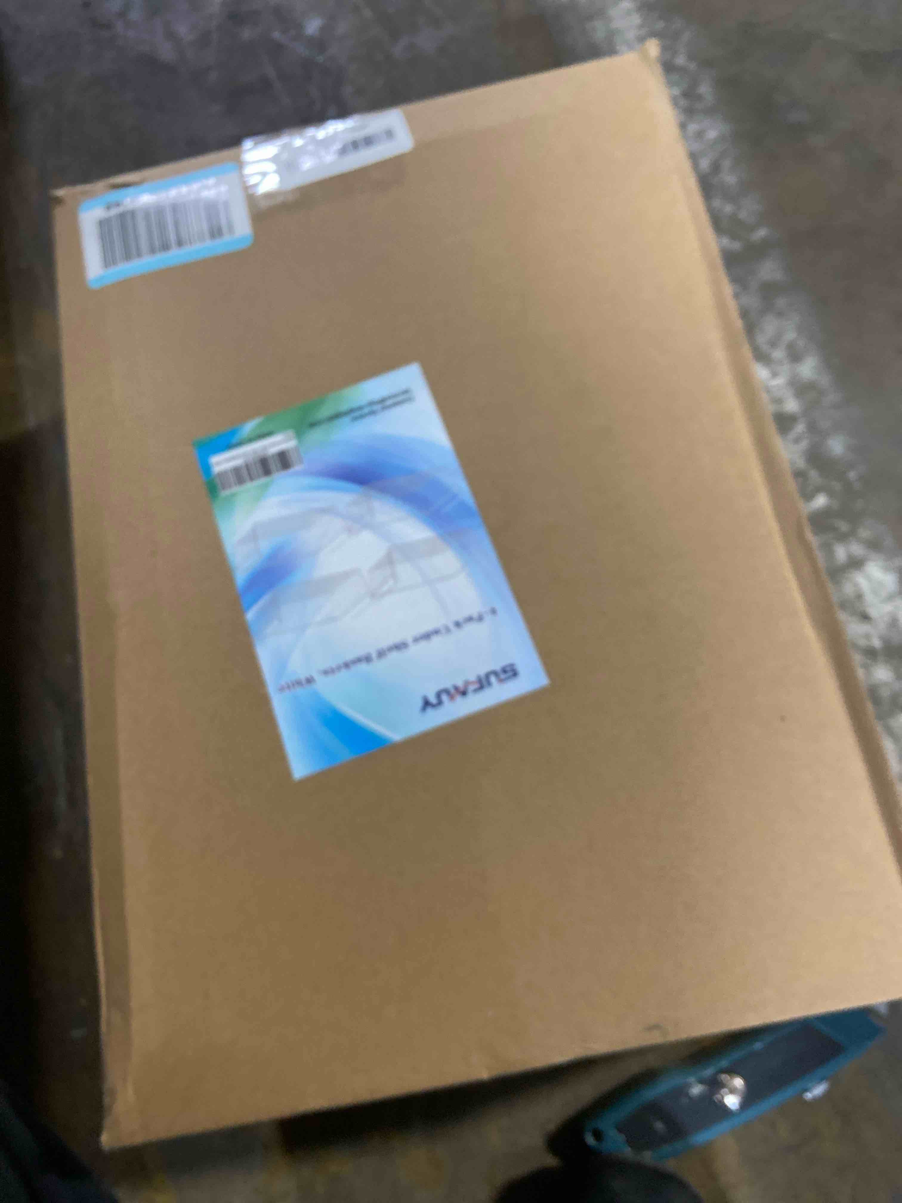 Condition photo showing New/Like New for SUFAUY 4-Pack Under Cabinet Shelf Basket, Wire Rack Storage Organizer Holds up to 22lbs for Kitchen Pantry or Refrigerator, 10.6“d x 16" w, White White 4 Pack (10.6" D x 16" W x 6" H)