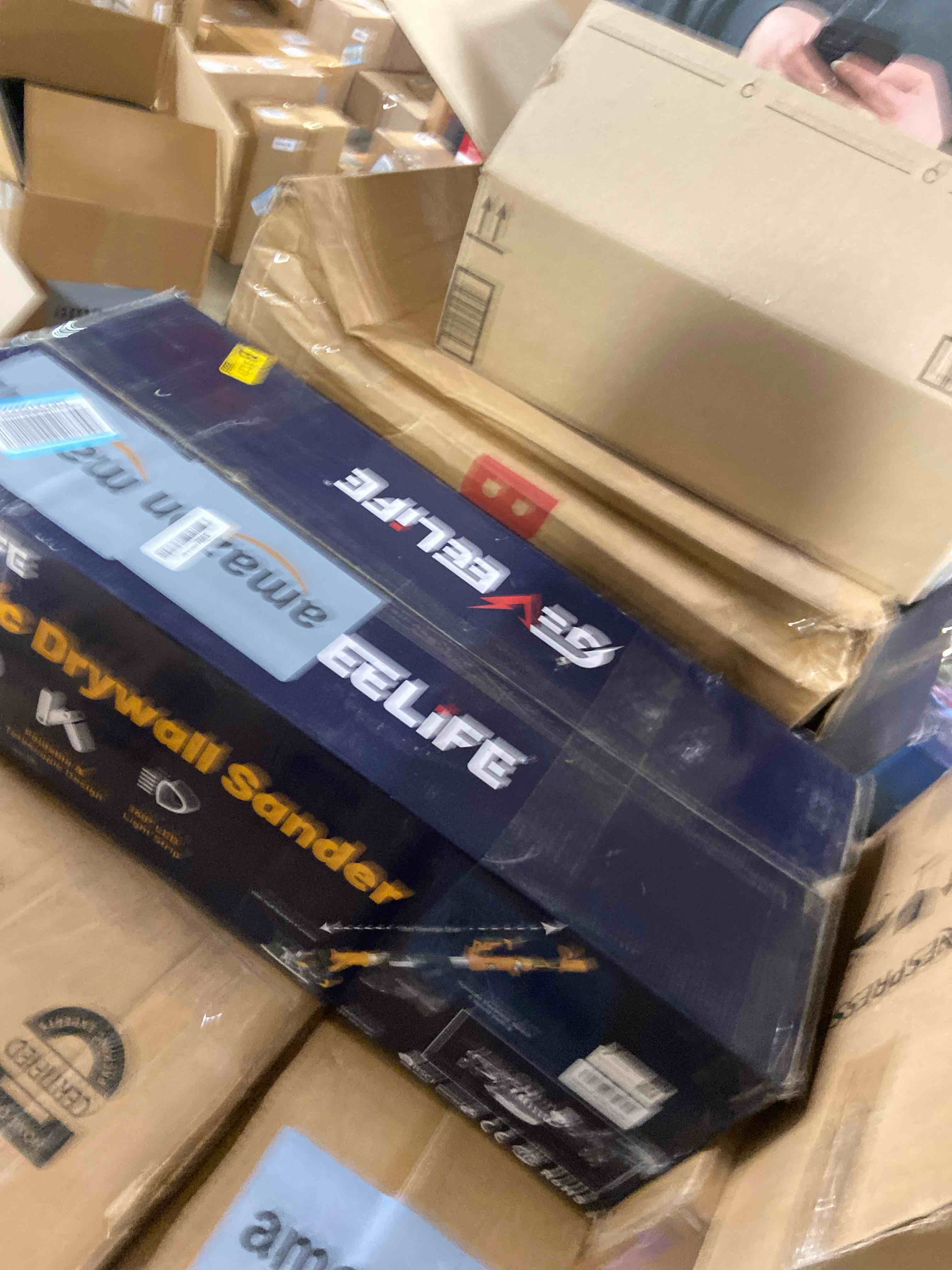 Condition photo showing New/Like New for GEVEELIFE Drywall Sander, 880W Popcorn Ceiling Removal Tool, Drywall Sander with Vacuum Dust Collector, 5 Variable Speed 1000-2100RPM, LED Light, Foldable & Extendable Handle, 12 Sanding Discs Orange