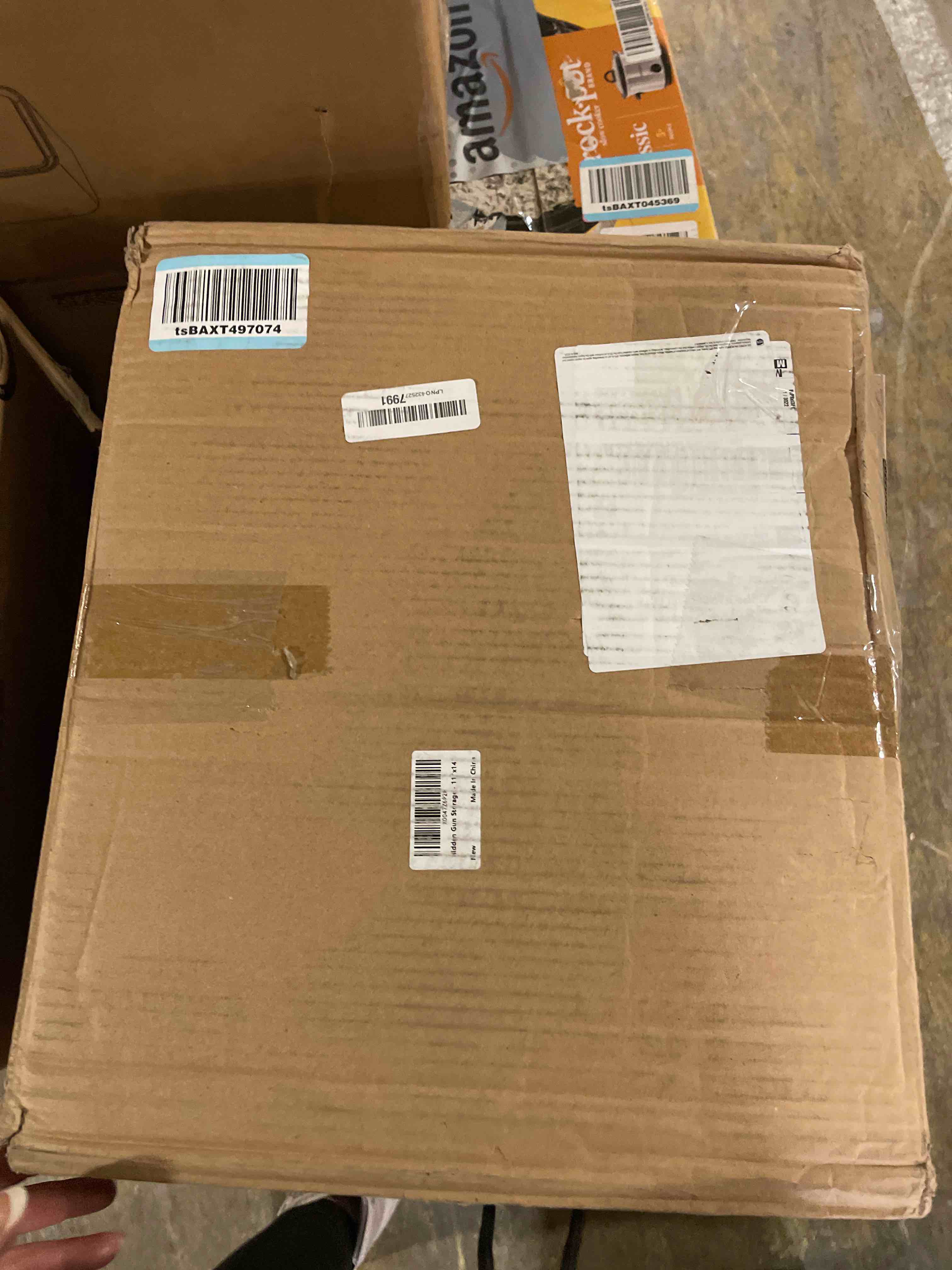 Condition photo showing New/Like New for Gun Safe,Biometric Gun Safe for Pistols 3-Ways unlock Safe | Fingerprint | Digital PIN | Key Unlock with Voice Guide Handgun Safe for Cloakroom living room Bedroom Nightstand and Car BILLCONCH
