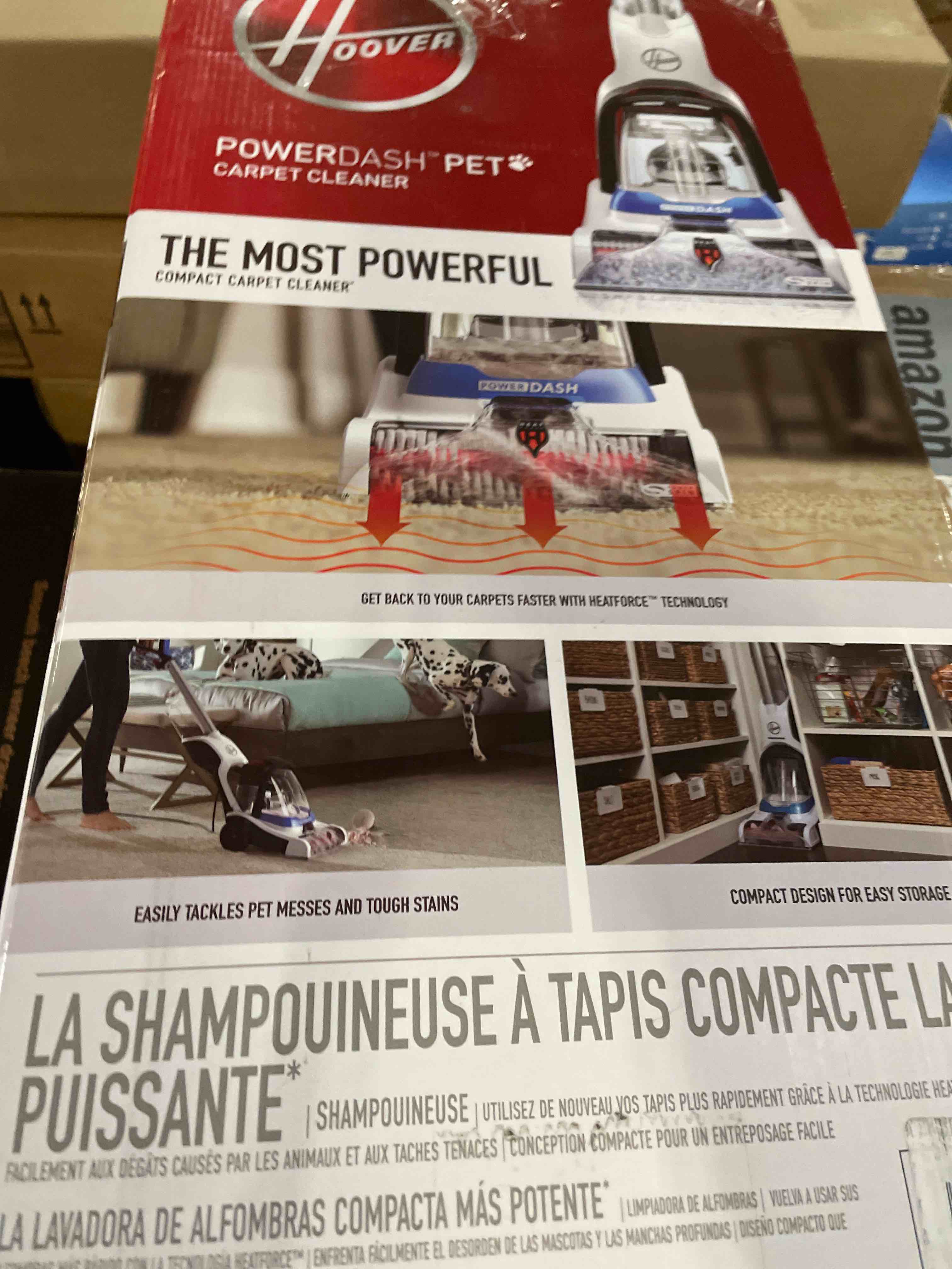 Condition photo showing Good Condition for Hoover PowerDash Pet Compact Carpet Cleaner Machine, Lightweight Carpet Shampooer Machine, Pair with a Hoover Cleaner Solution for a Bright, Refreshed Home