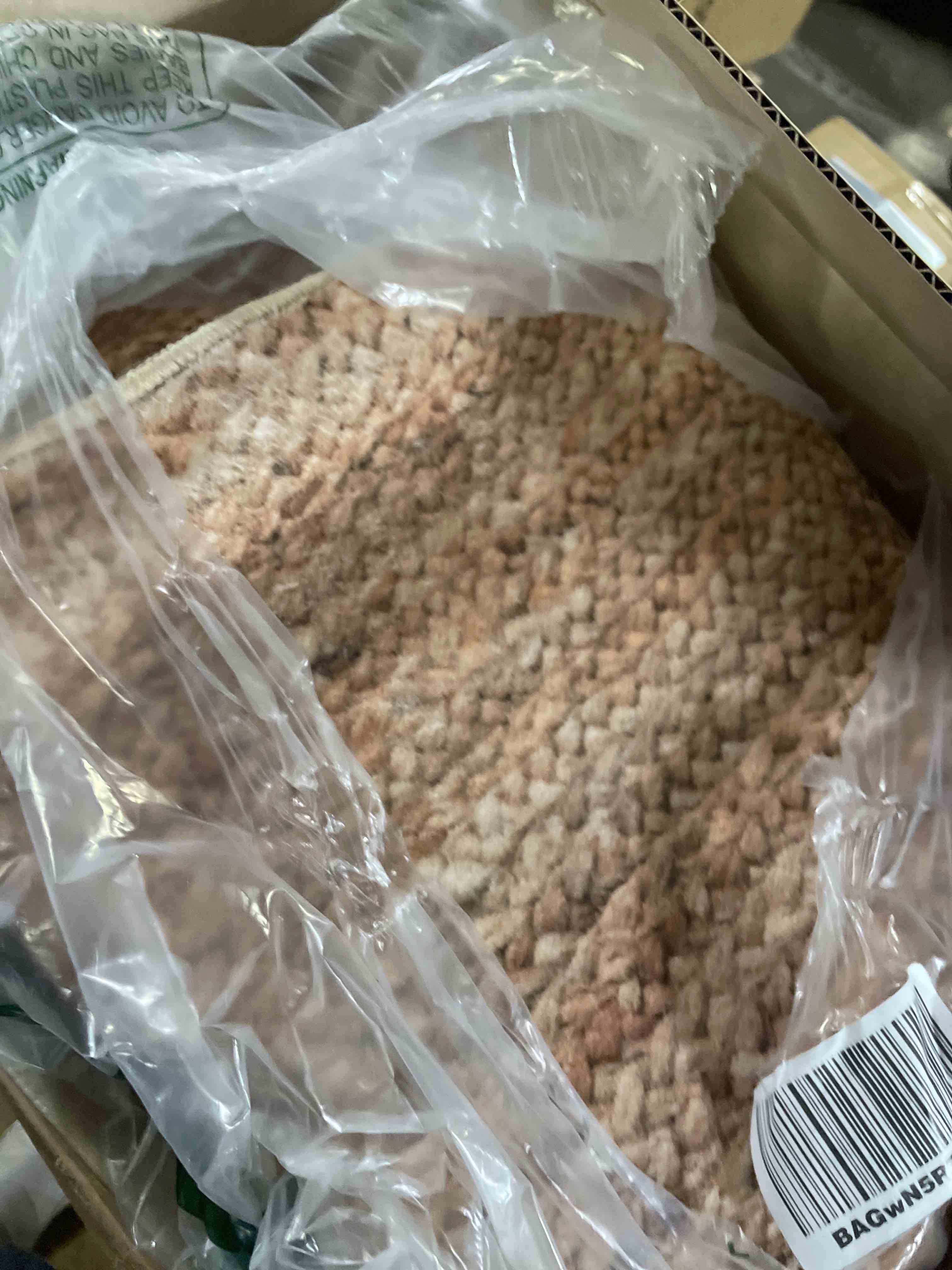 Condition photo showing Good Condition for Bedsure 5x7 Printed Jute-Look Rug for Living Room, Machine Washable Rugs, Jute-Look Rug, Non-Slip Backing, Non-Shedding