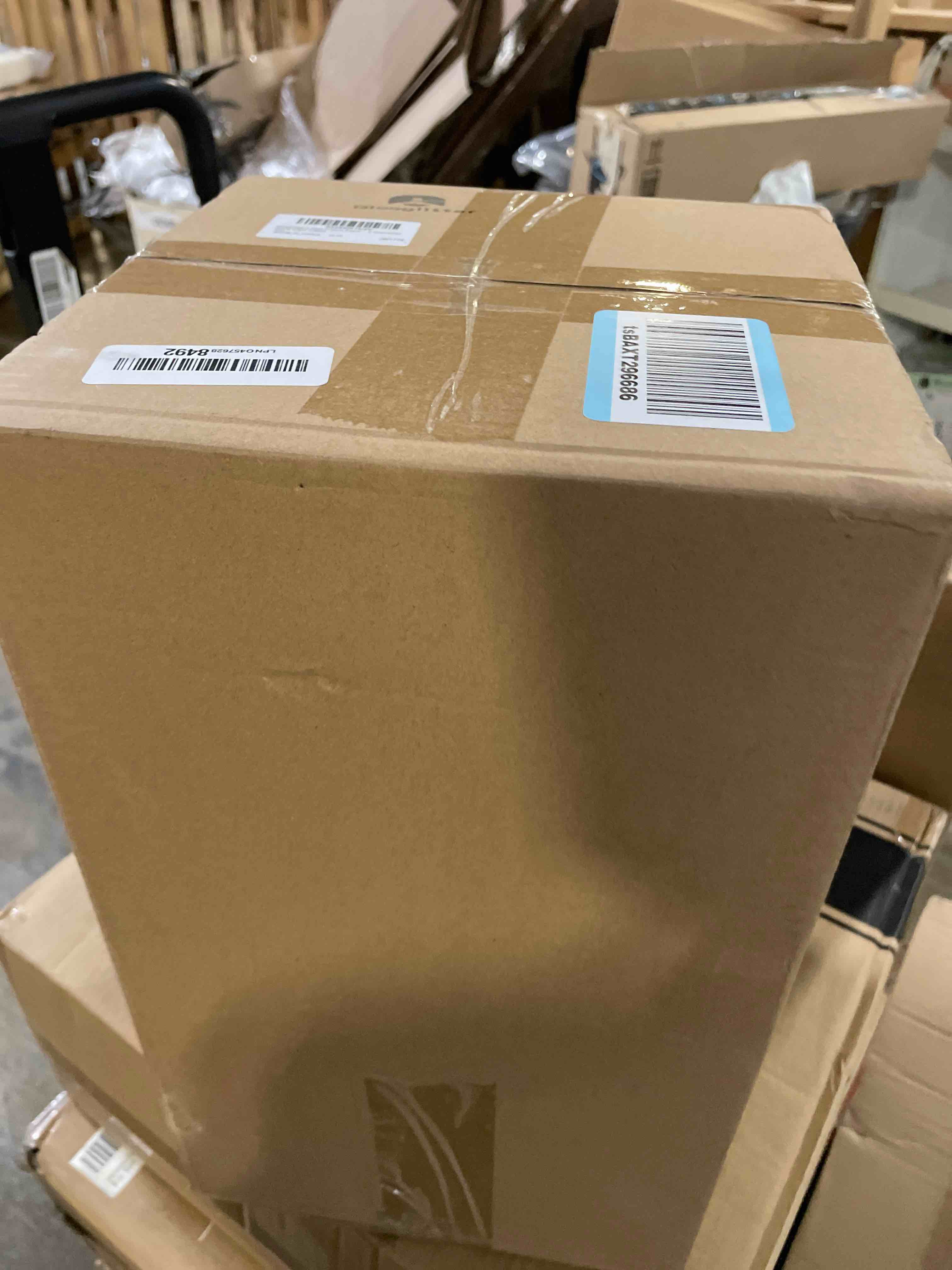 Condition photo showing As Is for 2 Pack Fixture Replacement Globe Shade 8 Inch Diameter E26 Base 1-5/8 Inch Fitter Round Glass Globe Lampshade Cover for Pendant Wall Sconce Chandelier Vanity Light (Clear) 2 Clear