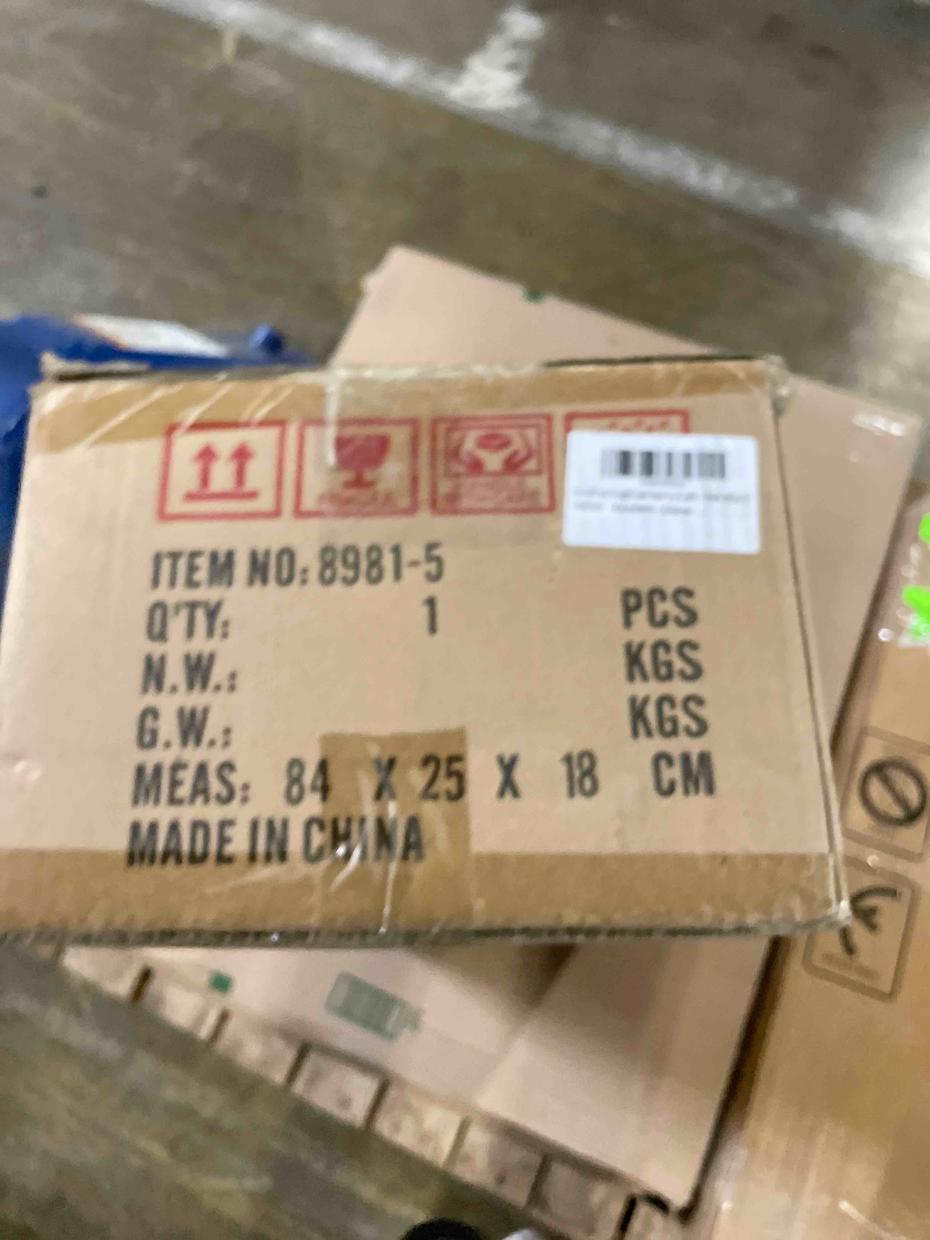 Condition photo showing Good Condition for SineRise 5-Light Black and Gold Vanity Light with 3 Color Modes (3000K/4000K/6000K), Eye Protection LED Bathroom Light Fixture, Dimmable Modern Wall Light Over Mirror with Clear Glass Shade