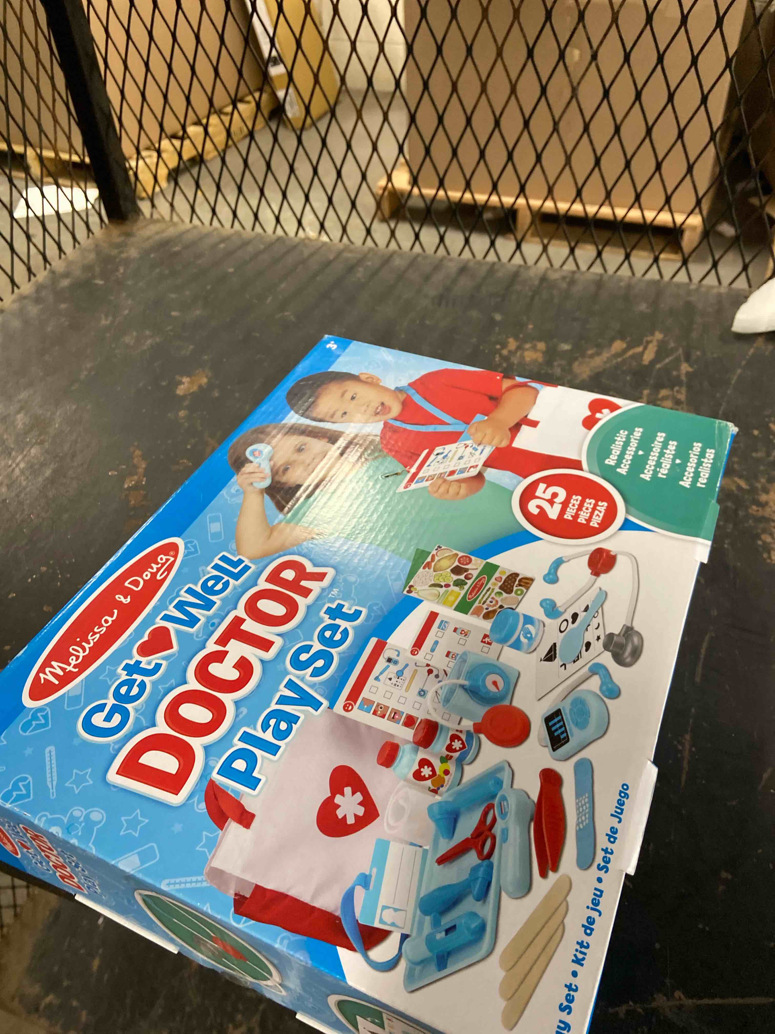 Condition photo showing New/Like New for Melissa & Doug Get Well Doctor Kit, 25-Piece Toddler Doctor Play Set, Realistic Pretend Play Toys & Accessories, Preschool Toys for Girls & Boys Ages 3+