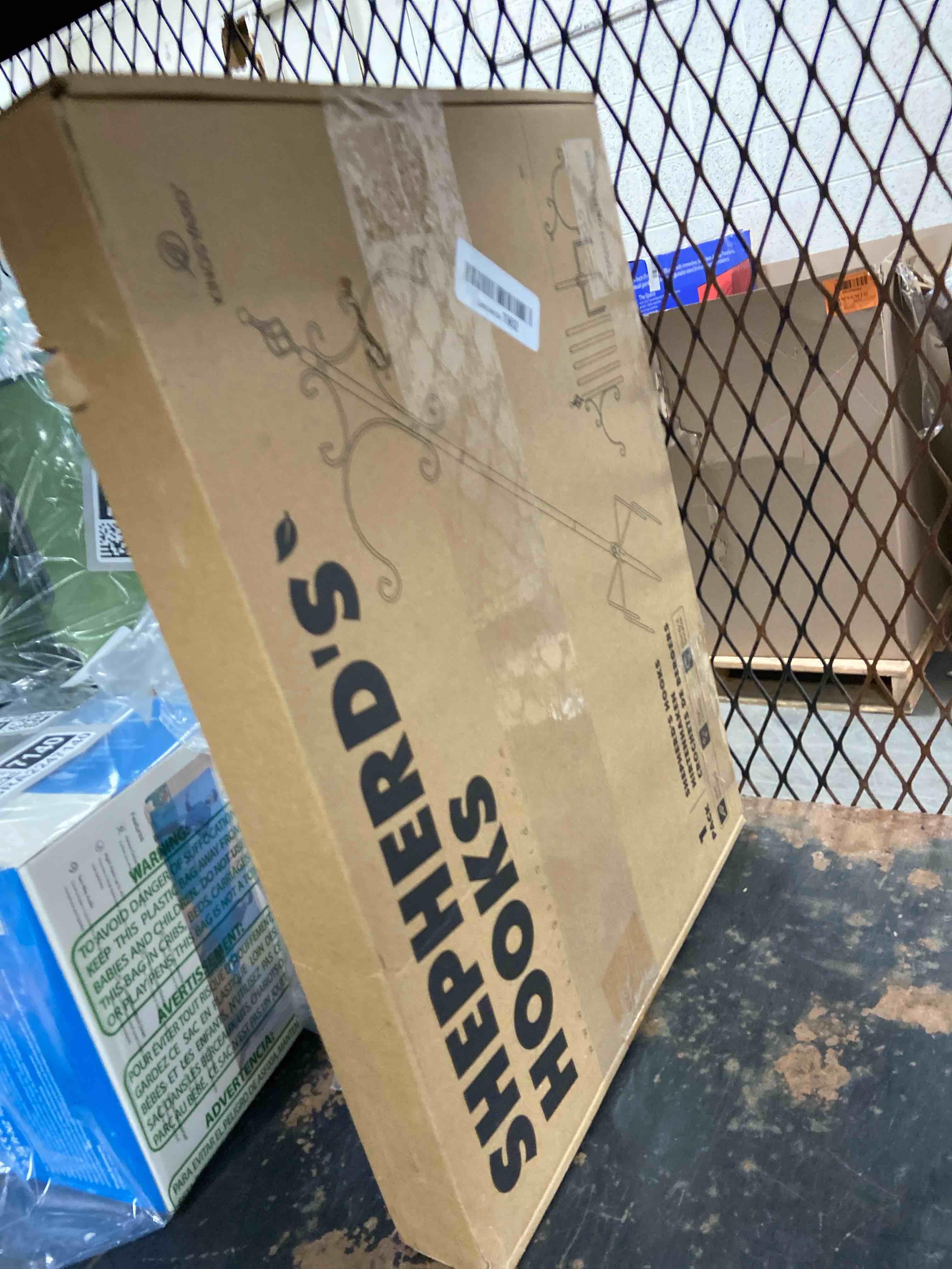 Condition photo showing New/Like New for Kingsyard Double Shepherd Hooks for Outdoor - 60" Heavy Duty Decorative Bird Feeder Pole with 5-Prong Base, Adjustable Garden Pole for Hanging Bird Feeders Plants Solar Light Lantern, Black