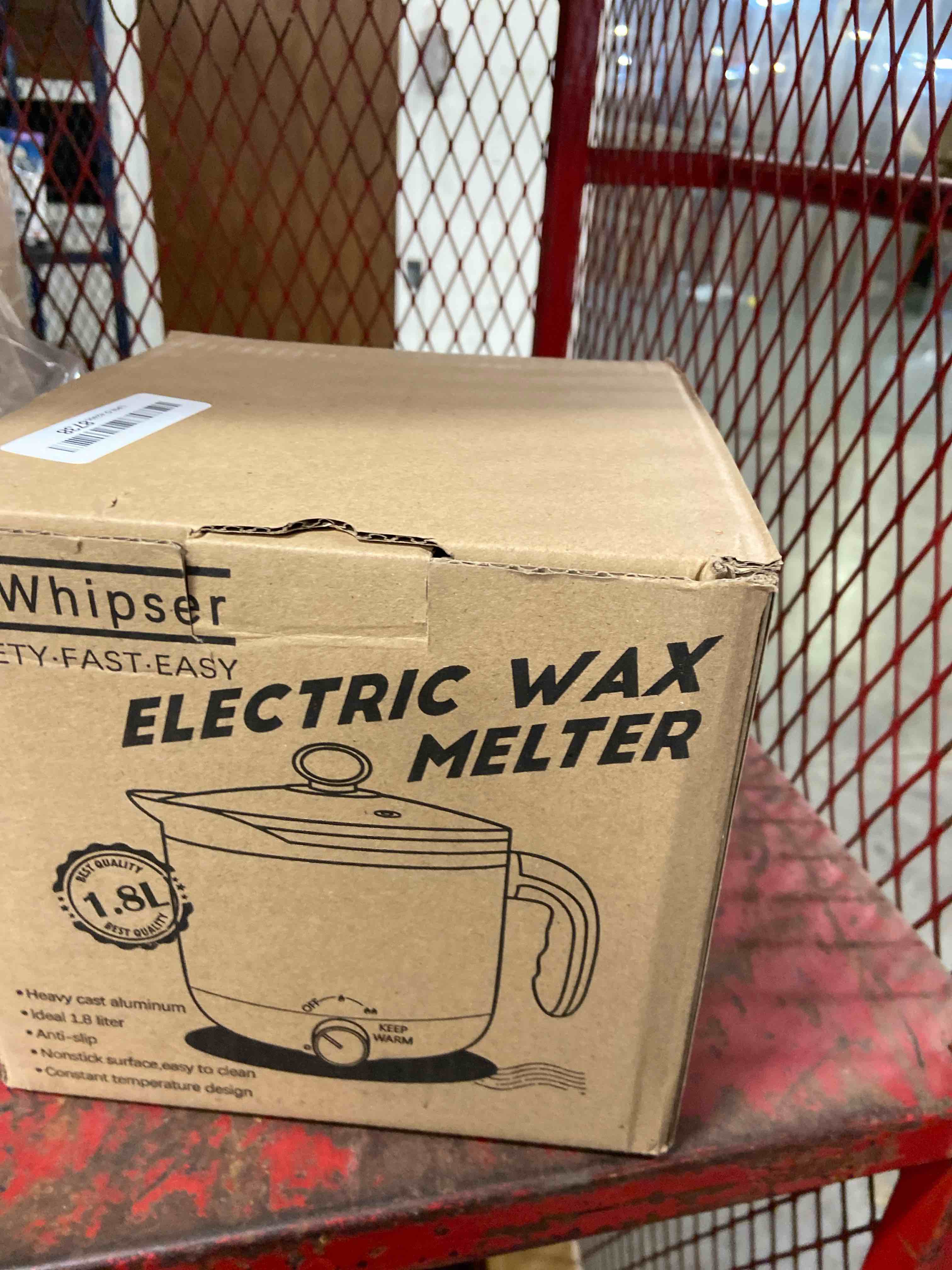 Condition photo showing New/Like New for Aroparc Wax Melter for Candle Making with Thermometer, Large 60oz/1.8L Electric Wax Melter with Pouring Spout Candle Making Kit for Beginners Adults 60oz-Kit