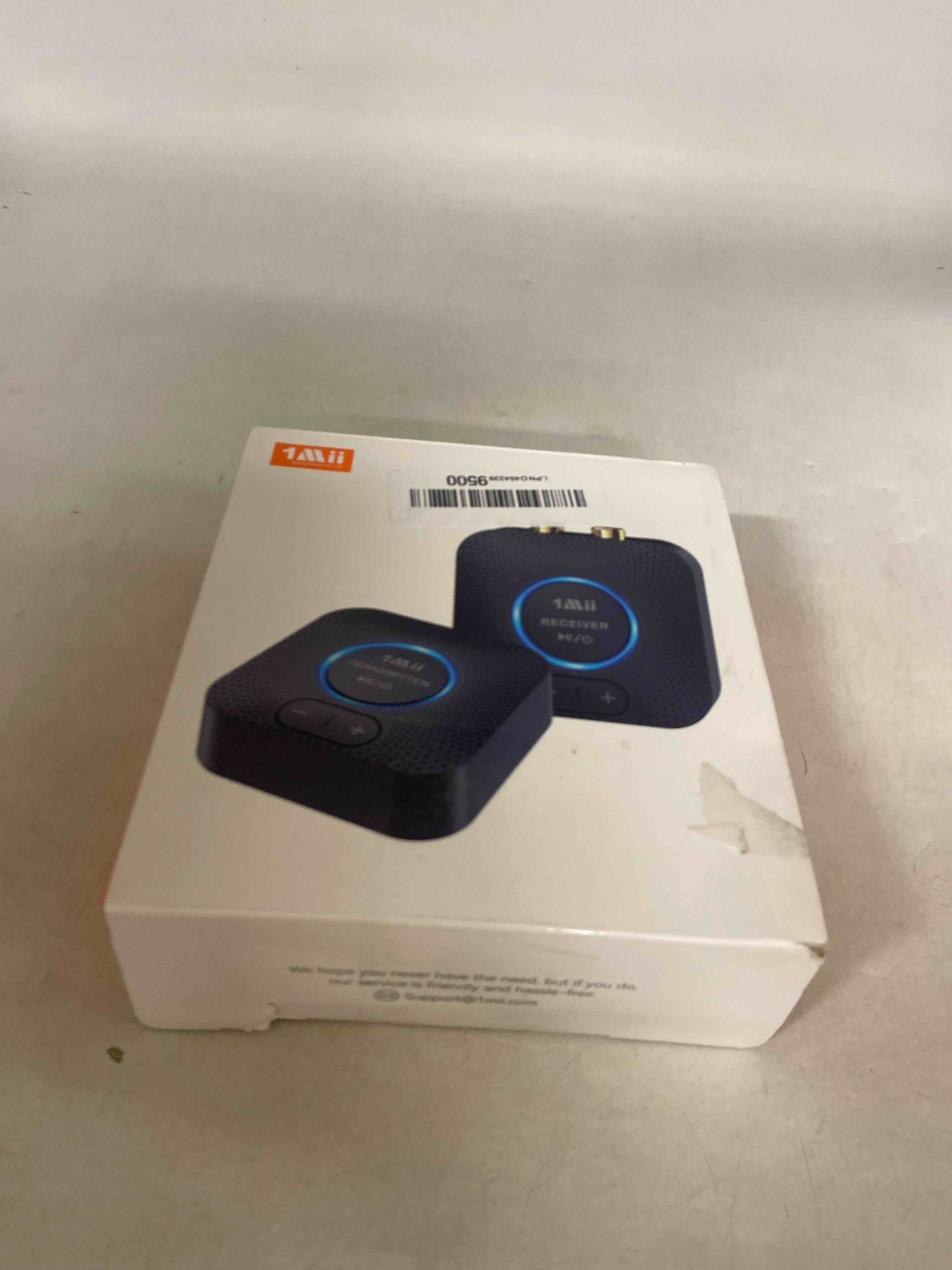 Condition photo showing New/Like New for 1Mii 2.4GHz Wireless Audio Transmitter Receiver Set for TV, 262Ft/80M Long Range 25ms Low Latency with AUX RCA in/Out, Wireless Audio Adapter for TV PC Powered Speaker Amplifier Soundbar