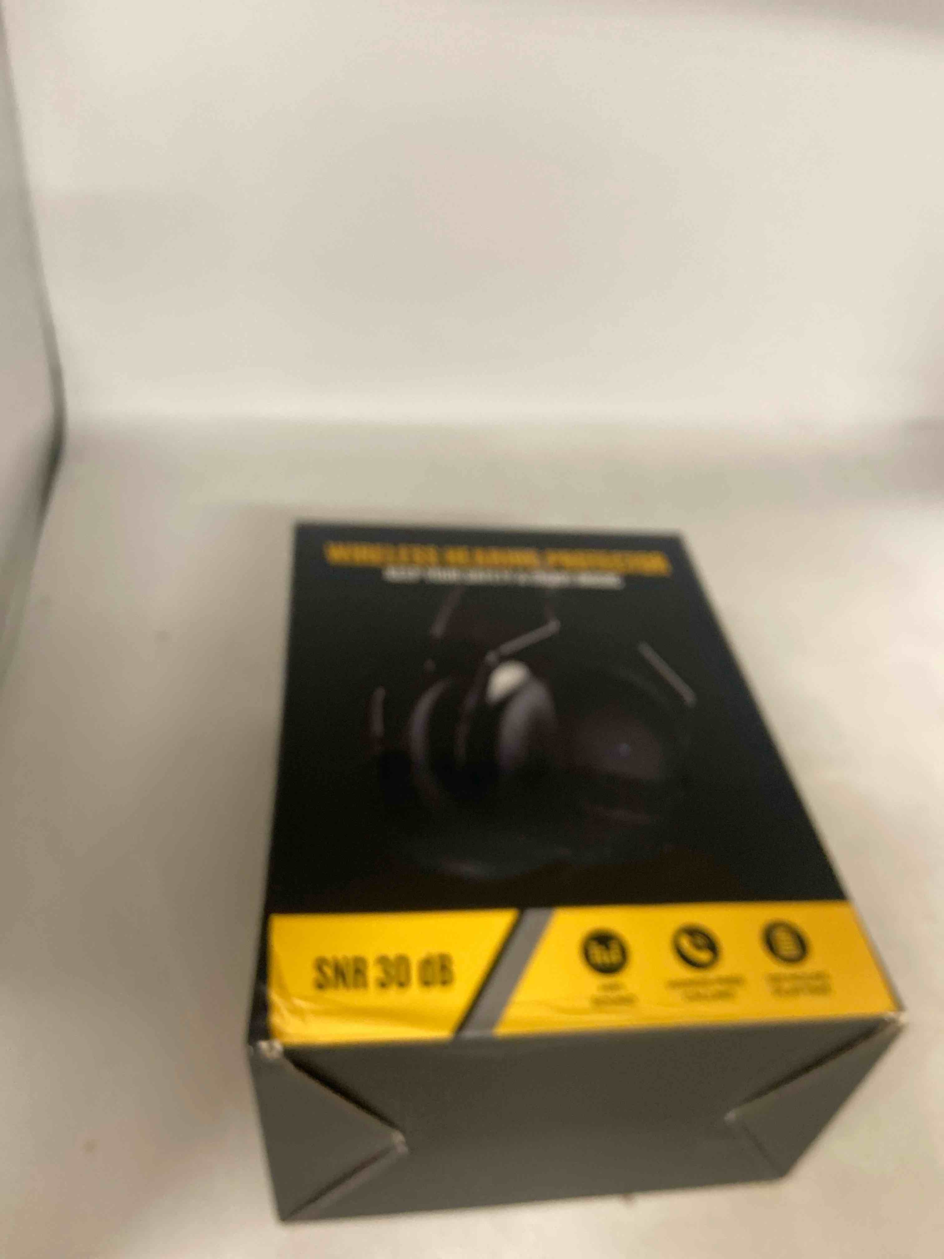 Condition photo showing New/Like New for Bluetooth 5.4 Hearing Protection with 120H Working Time, 30dB Safety Earmuffs, Rechargeable Ear Protection Headphones with Mic for Mowing, Workshops, Construction, Snowblowing, Black