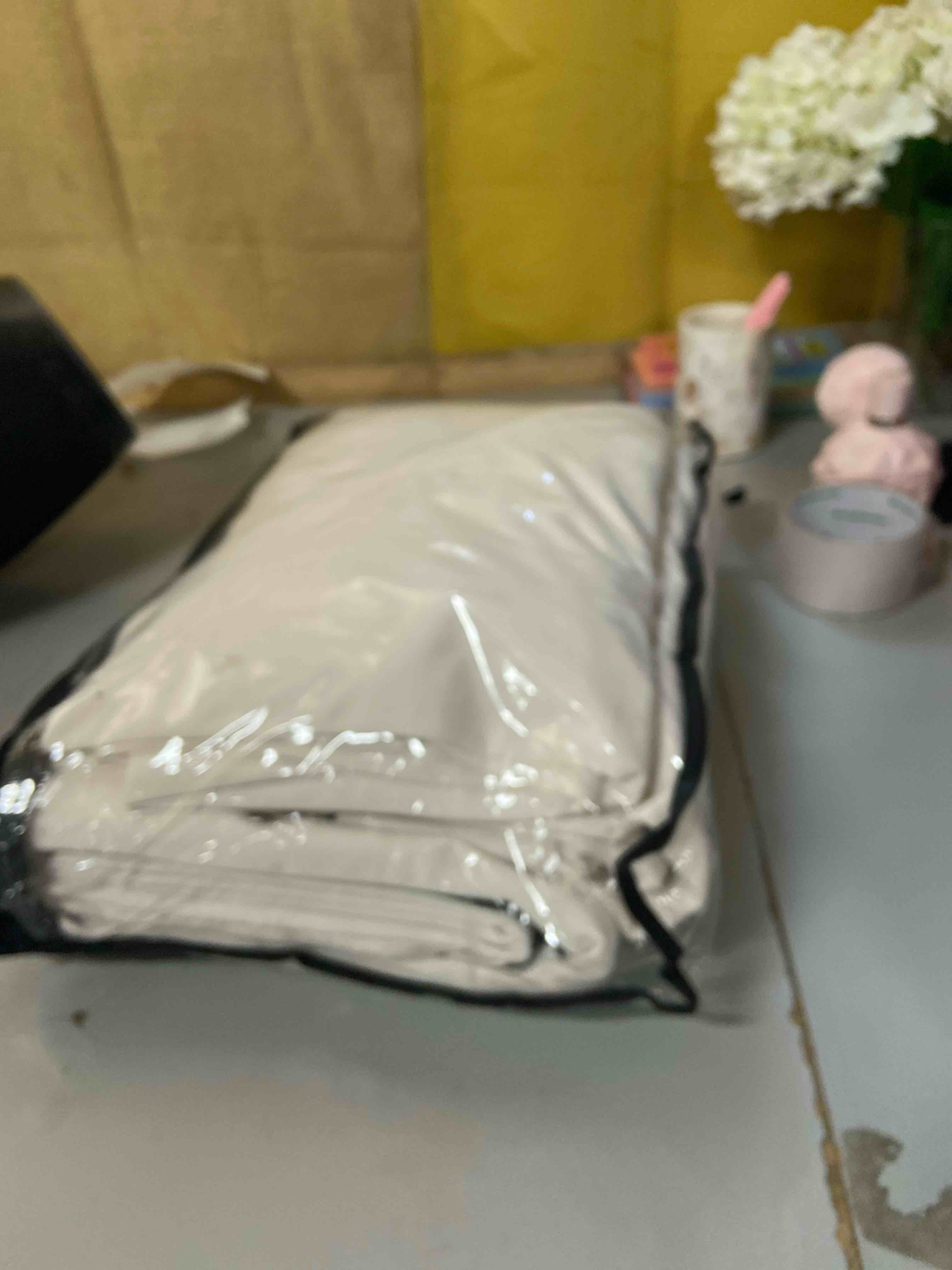 Condition photo showing New/Like New for BULBUL Cream Black Color Block Window Curtains Panels 120 inches Long Velvet Farmhouse Drapes for Bedroom Living Roomm Darkening Treatment with Grommet Set of 2