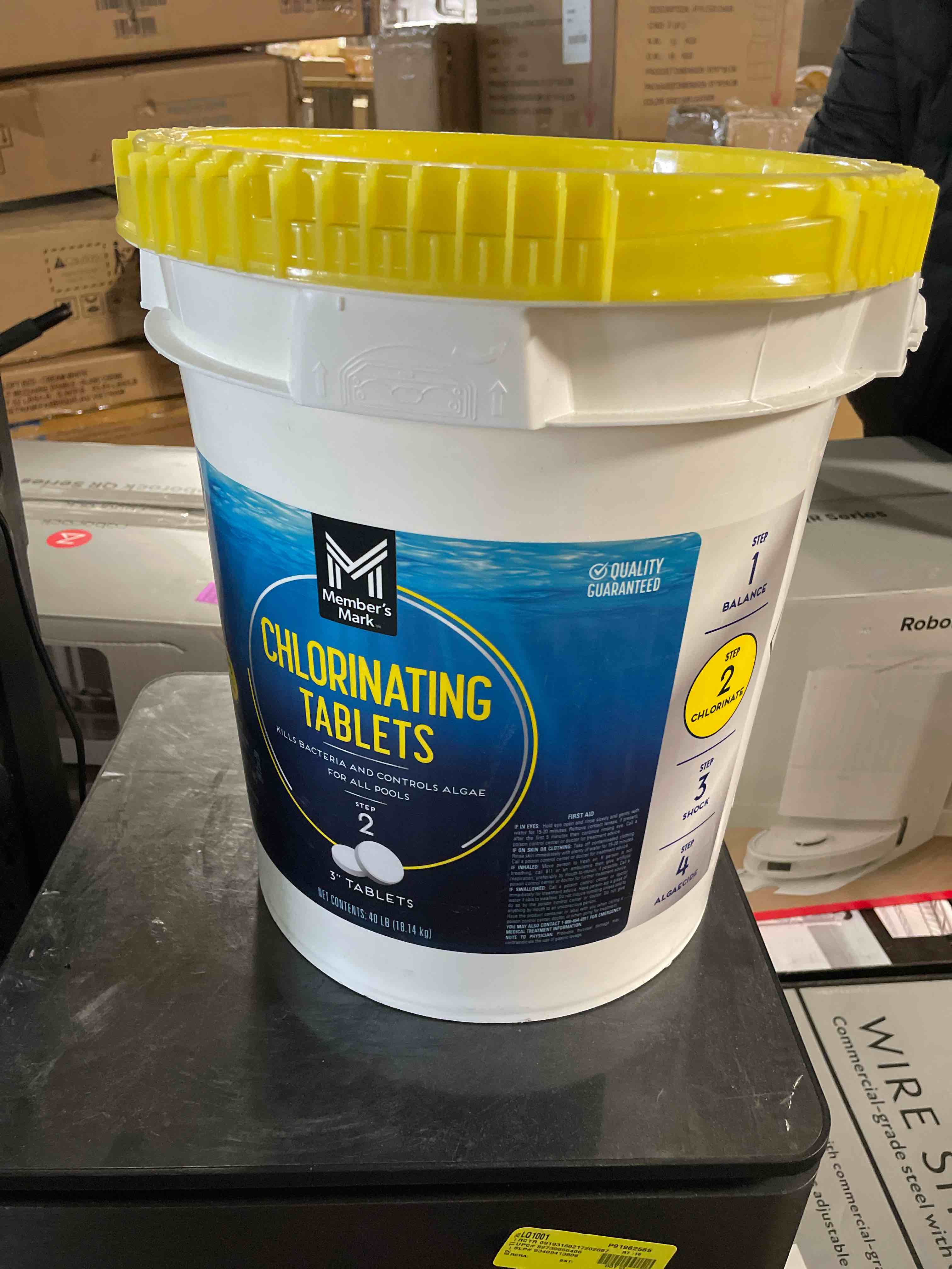 Condition photo showing New/Like New for Member's Mark 3" Chlorinating Tablets, 40 lbs.