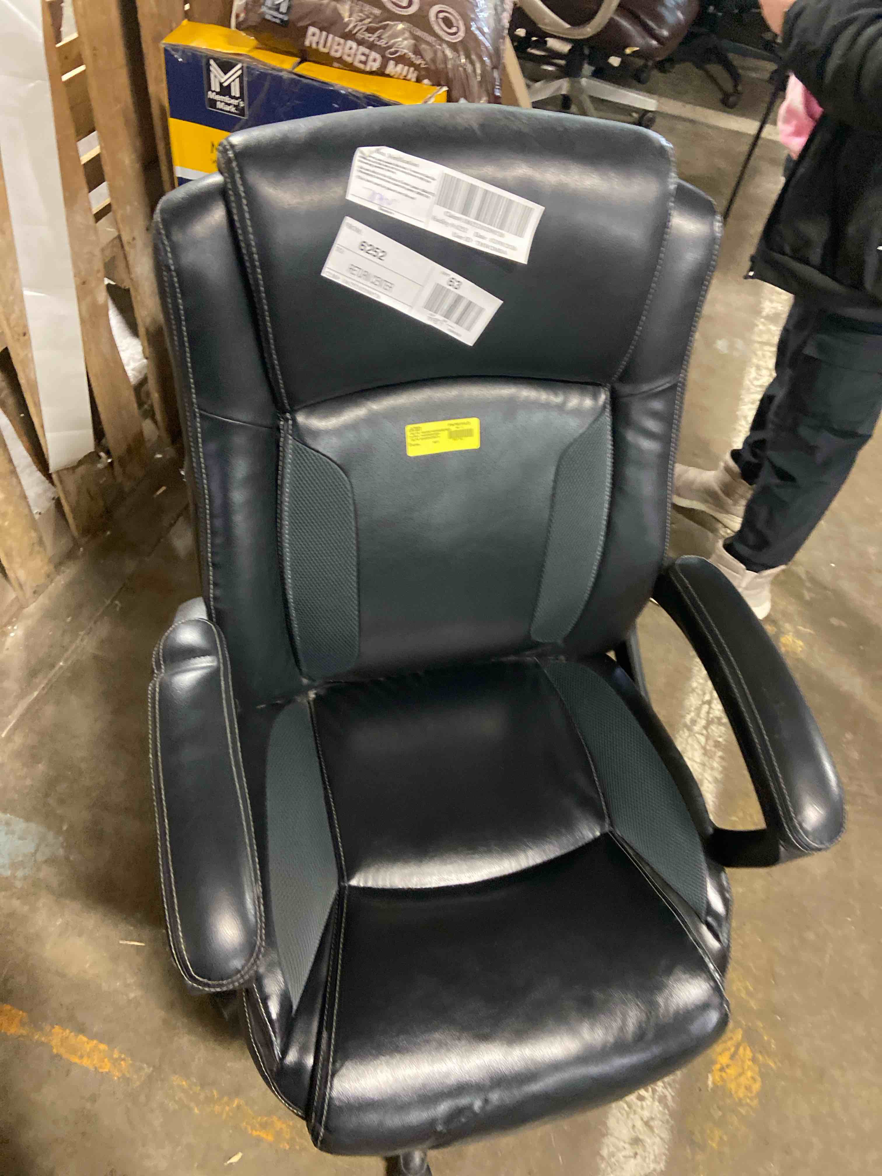 Condition photo showing Good Condition for Serta Mid-Back Office Chair With Mesh Accents And Memory Foam