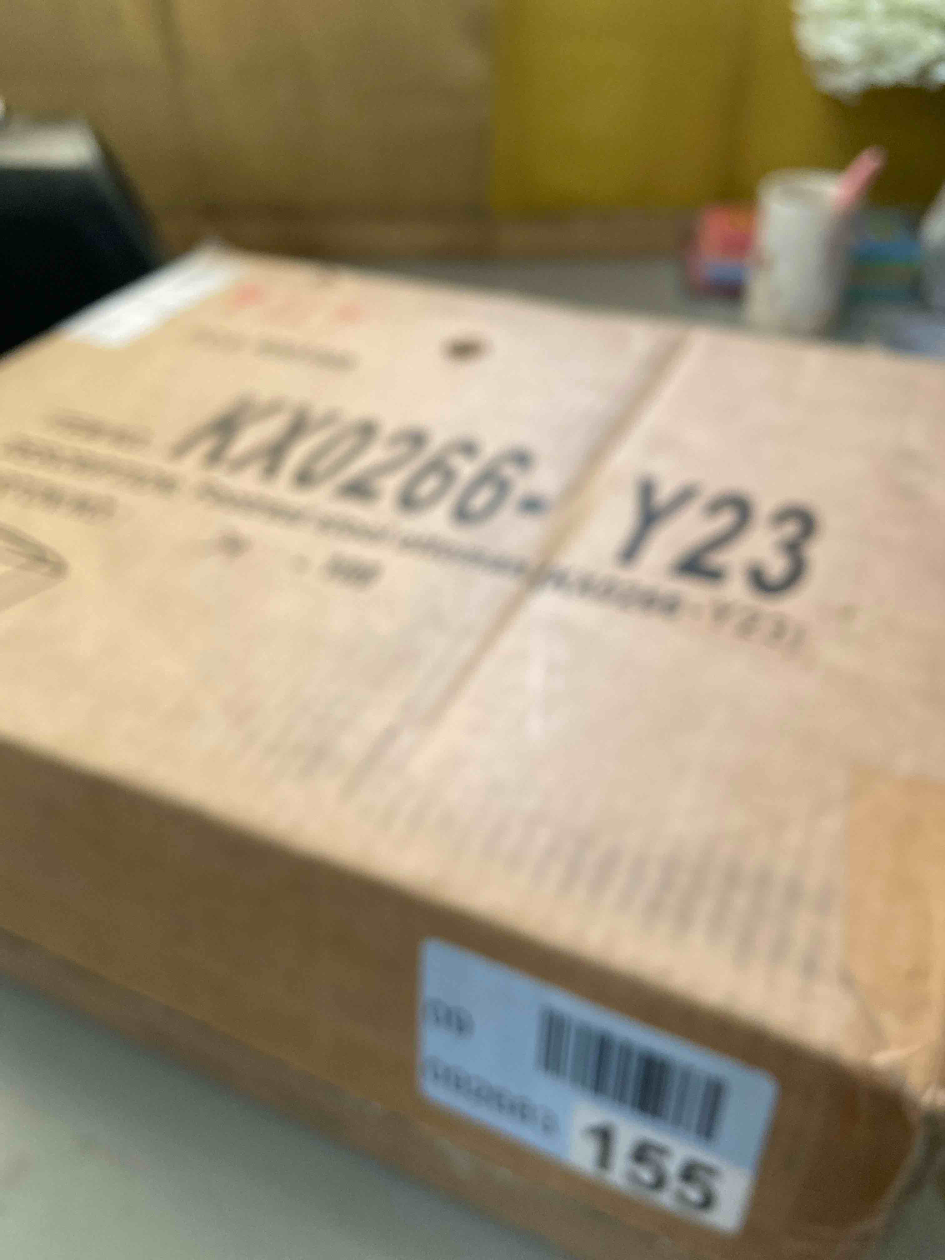 Condition photo showing New/Like New for Glenland Upholstered Ottoman 