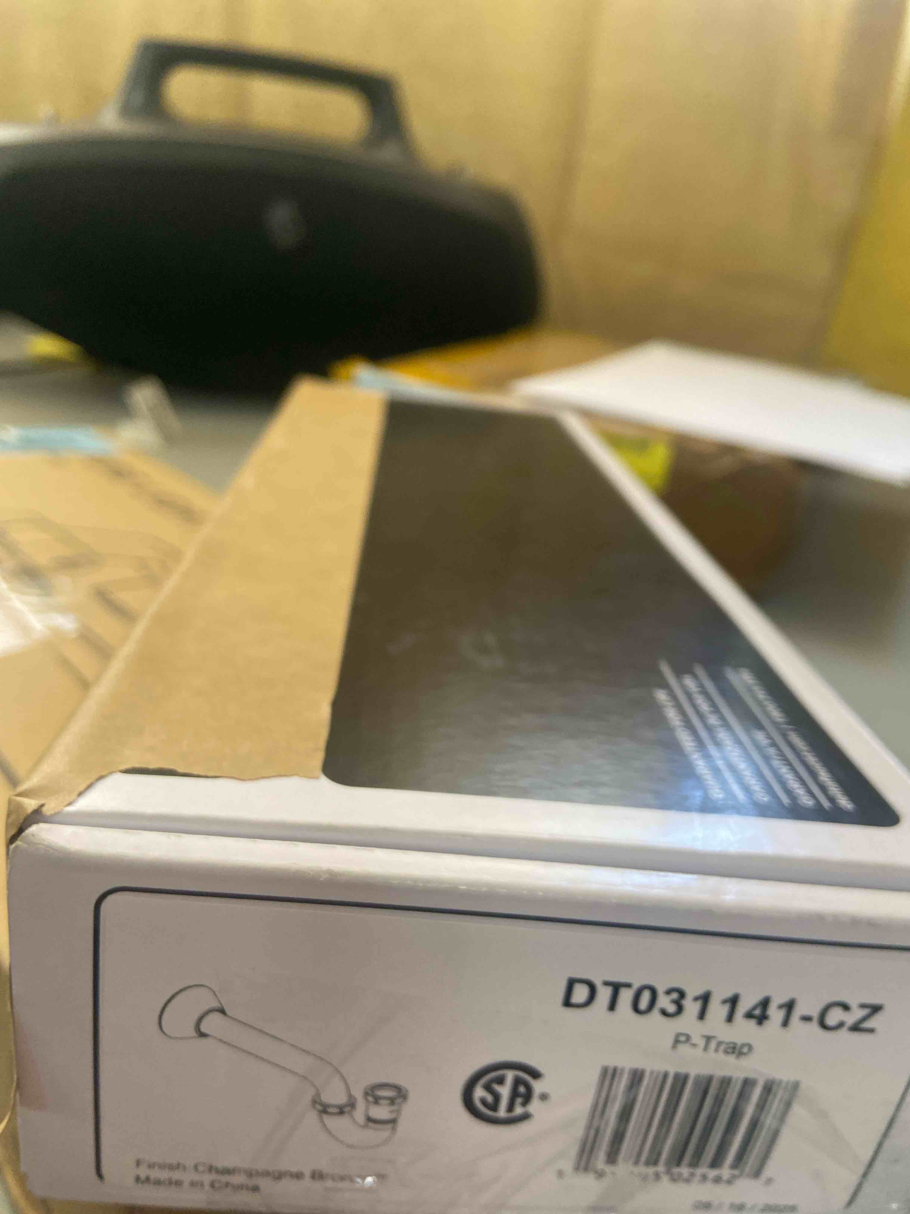 Condition photo showing New/Like New for Delta Faucet DT031141-CZ Delta Pipe and Conduit, Champagne Bronze