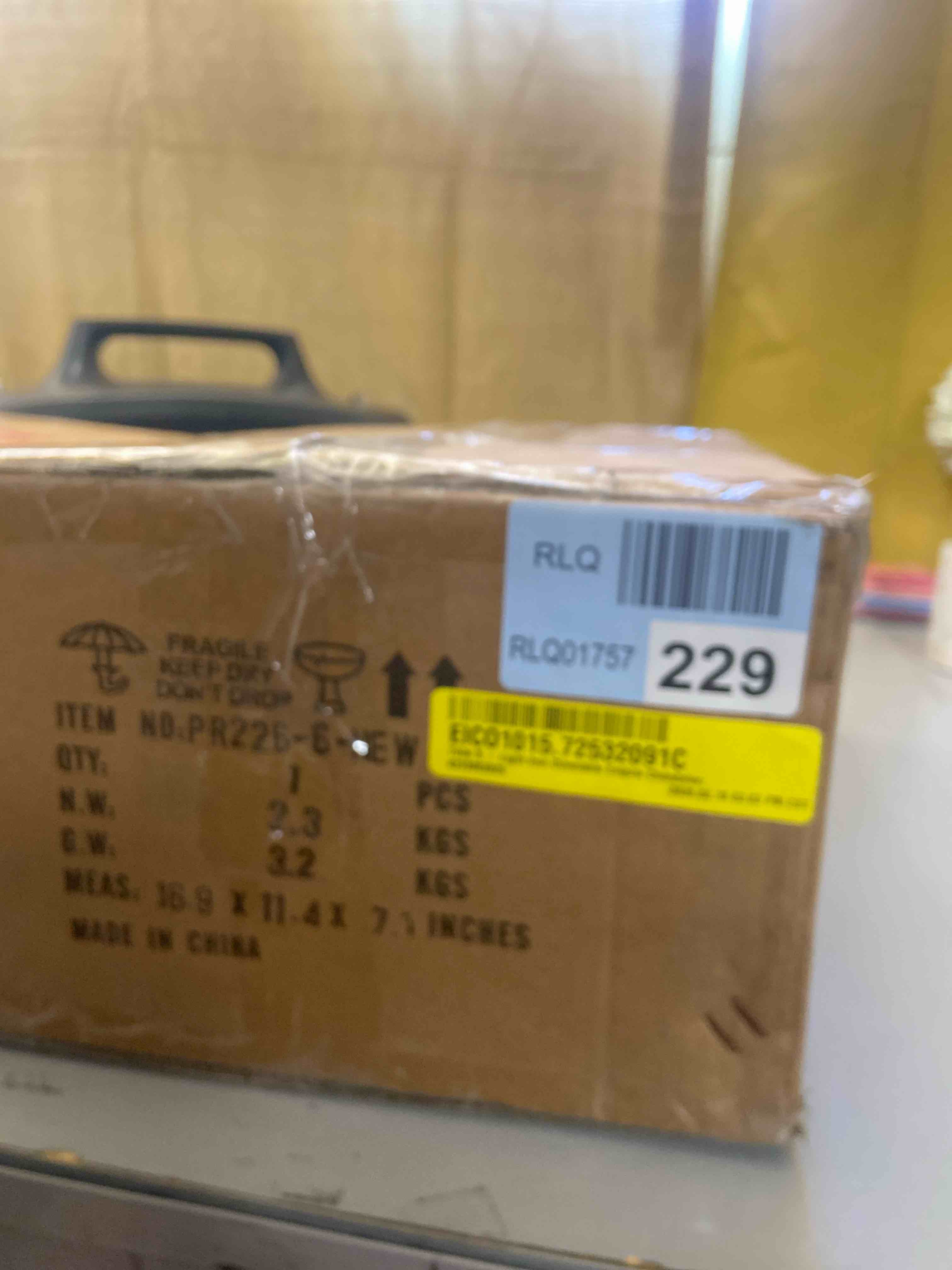 Condition photo showing New/Like New for Tolar 6 - Light Iron Dimmable Empire Chandelier 