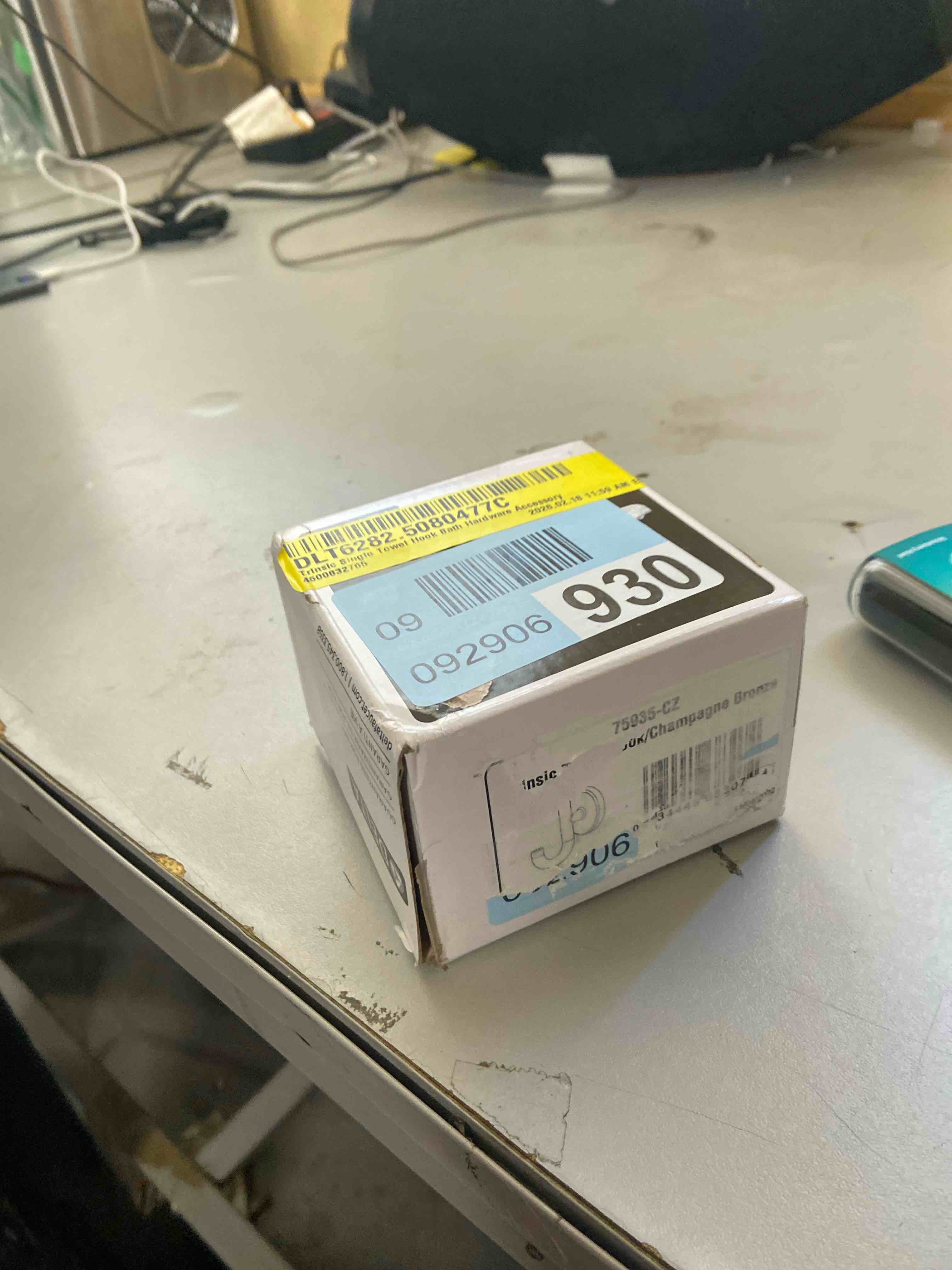 Condition photo showing New/Like New for Delta Trinsic Robe Hook  Champagne Bronze