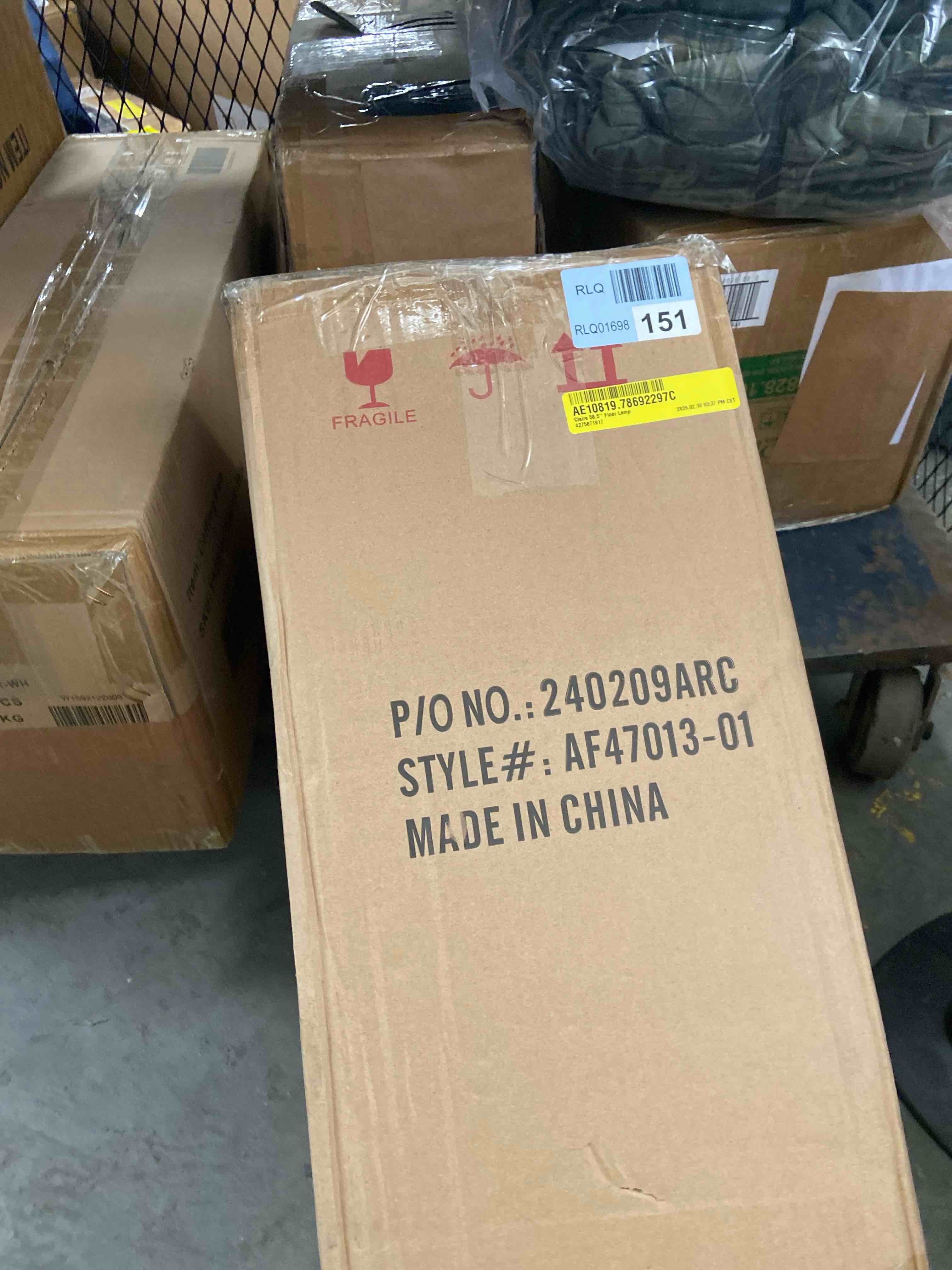 Condition photo showing Good Condition for Claire 58.5" Floor Lamp 