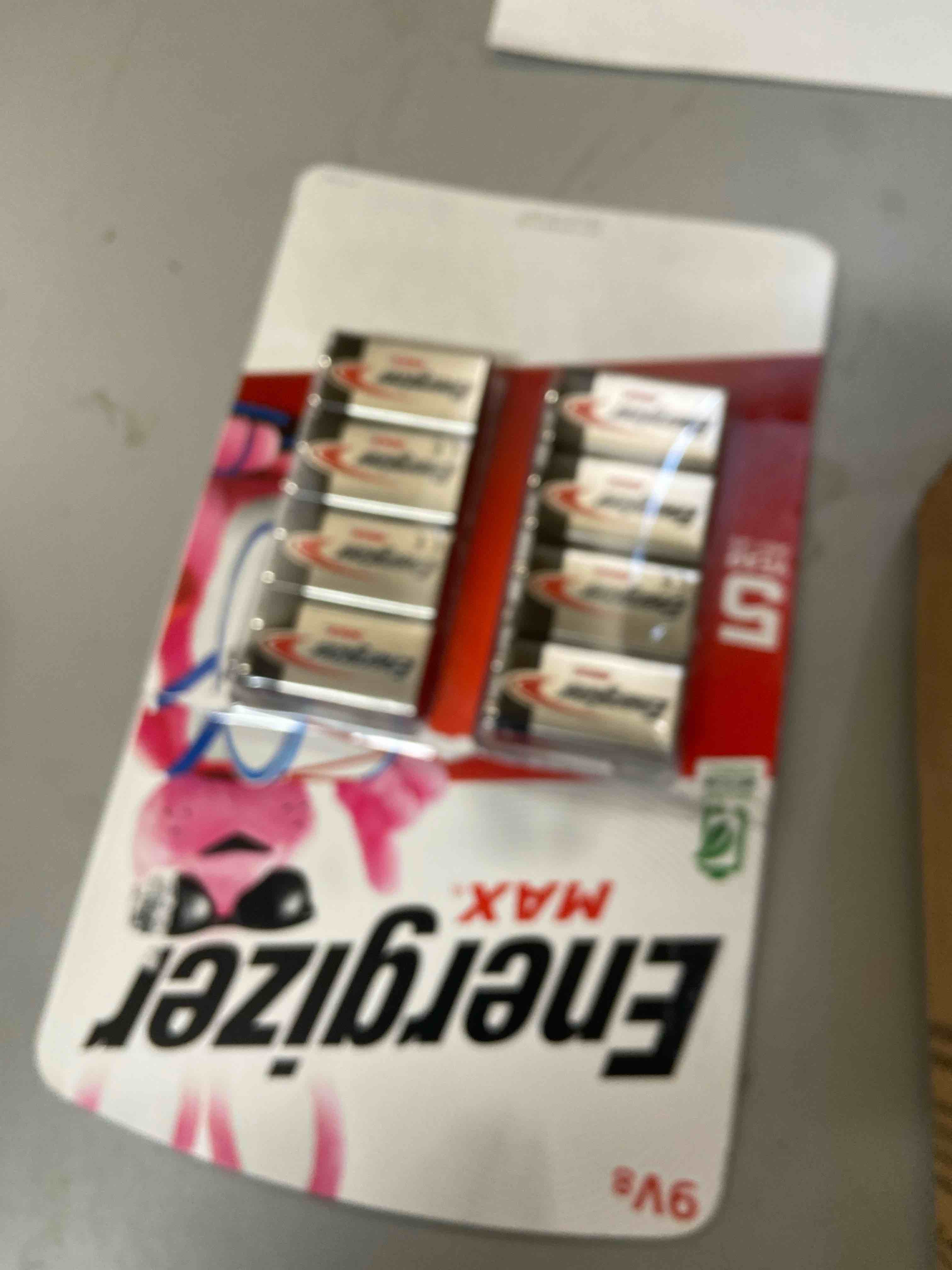 Condition photo showing New/Like New for Energizer MAX Alkaline 9 Volt Batteries  8-Pack