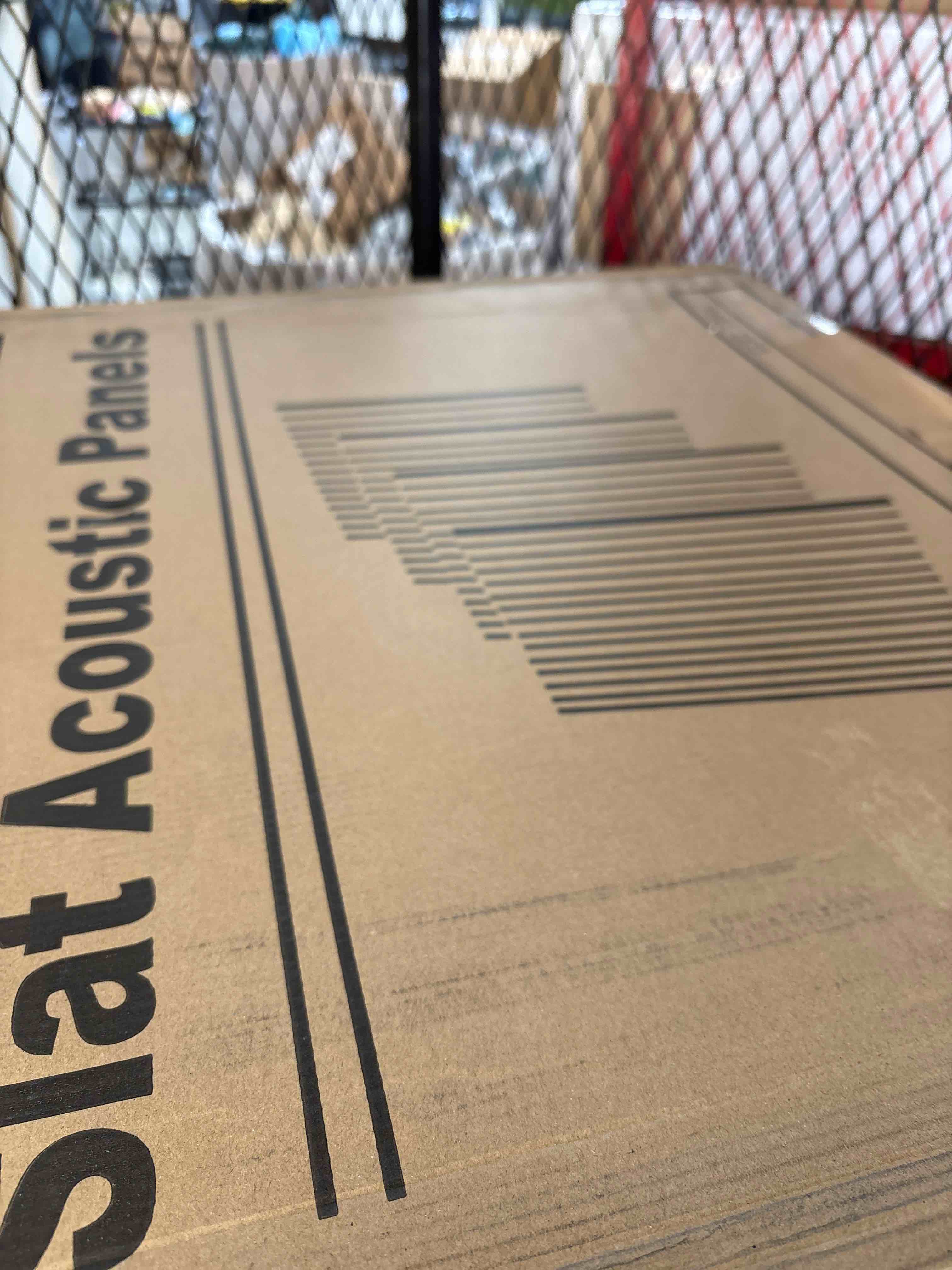 Condition photo showing New/Like New for 4 Pack Wood Slat Wall Panels?23.6"×23.6" Acoustic Panel for Wall,Natural Wood Veneer,Oak 