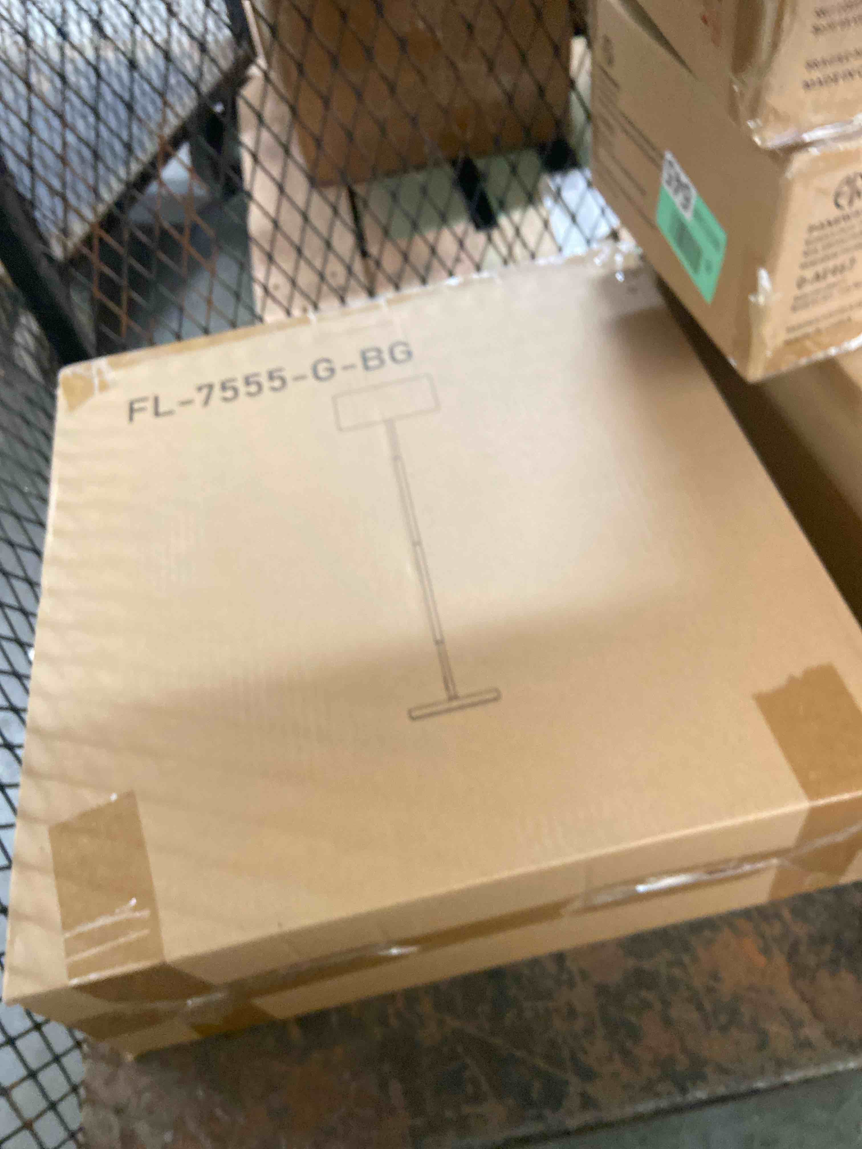 Condition photo showing New/Like New for Ambimall Modern Standing Floor Lamp for Living Room & Bedroom with 3 Color Temperatures Bulb & Pull Chain Switch, 60" Tall with Beige Shade & Black Pole Beige Black (1 Pcs) 60 Inches (Included Bulb)