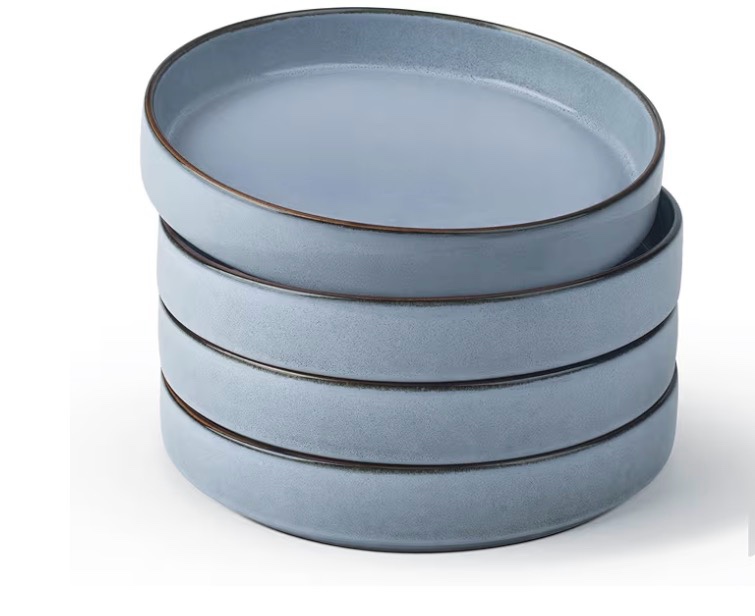 FAMIWARE Annecy Series 4 Piece Paste Bowls Set, Reactive Blue 
