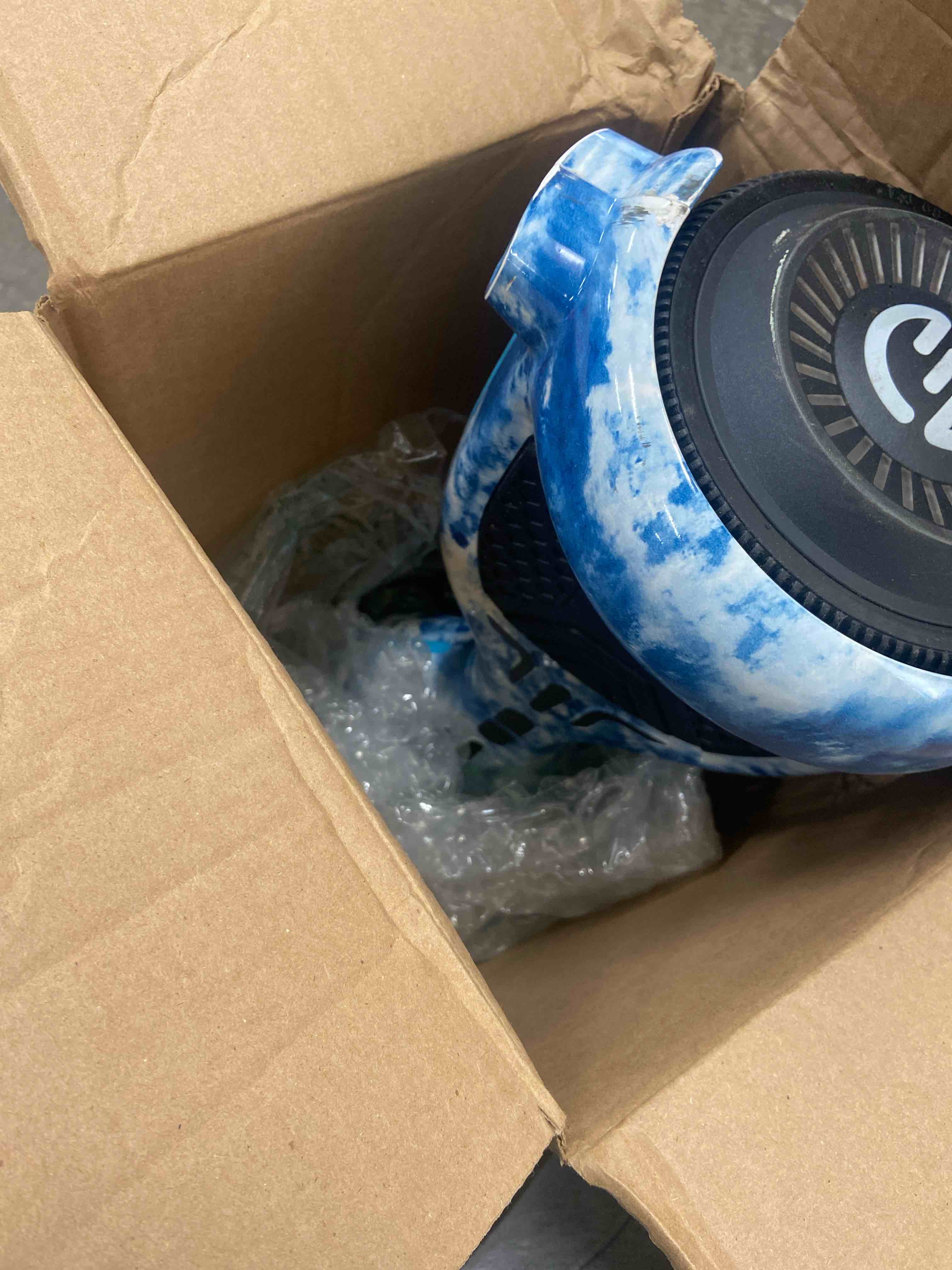 Condition photo showing As Is for FLYING-ANT Self Balance Scooter 6.5" with Speaker and LED Lights Red B01 Red