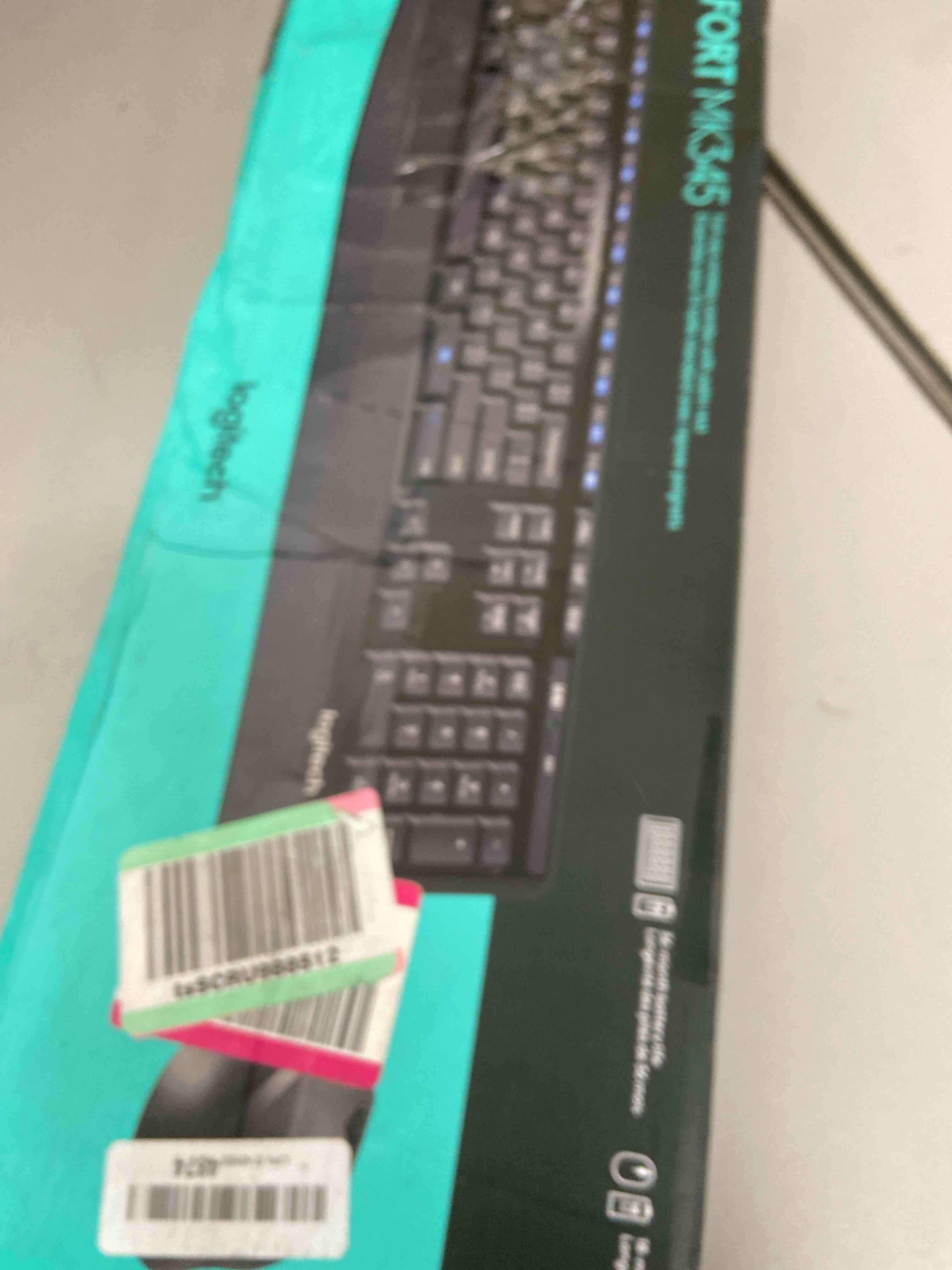 Condition photo showing Good Condition for Logitech MK345 Wireless Combo with Full-Size Keyboard and Right-Handed Mouse -