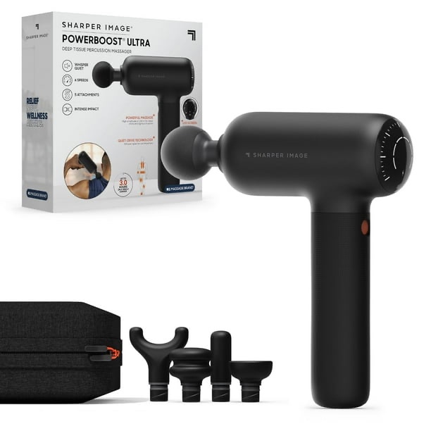Sharper Image Powerboost Ultra Deep Tissue Percussion Massager