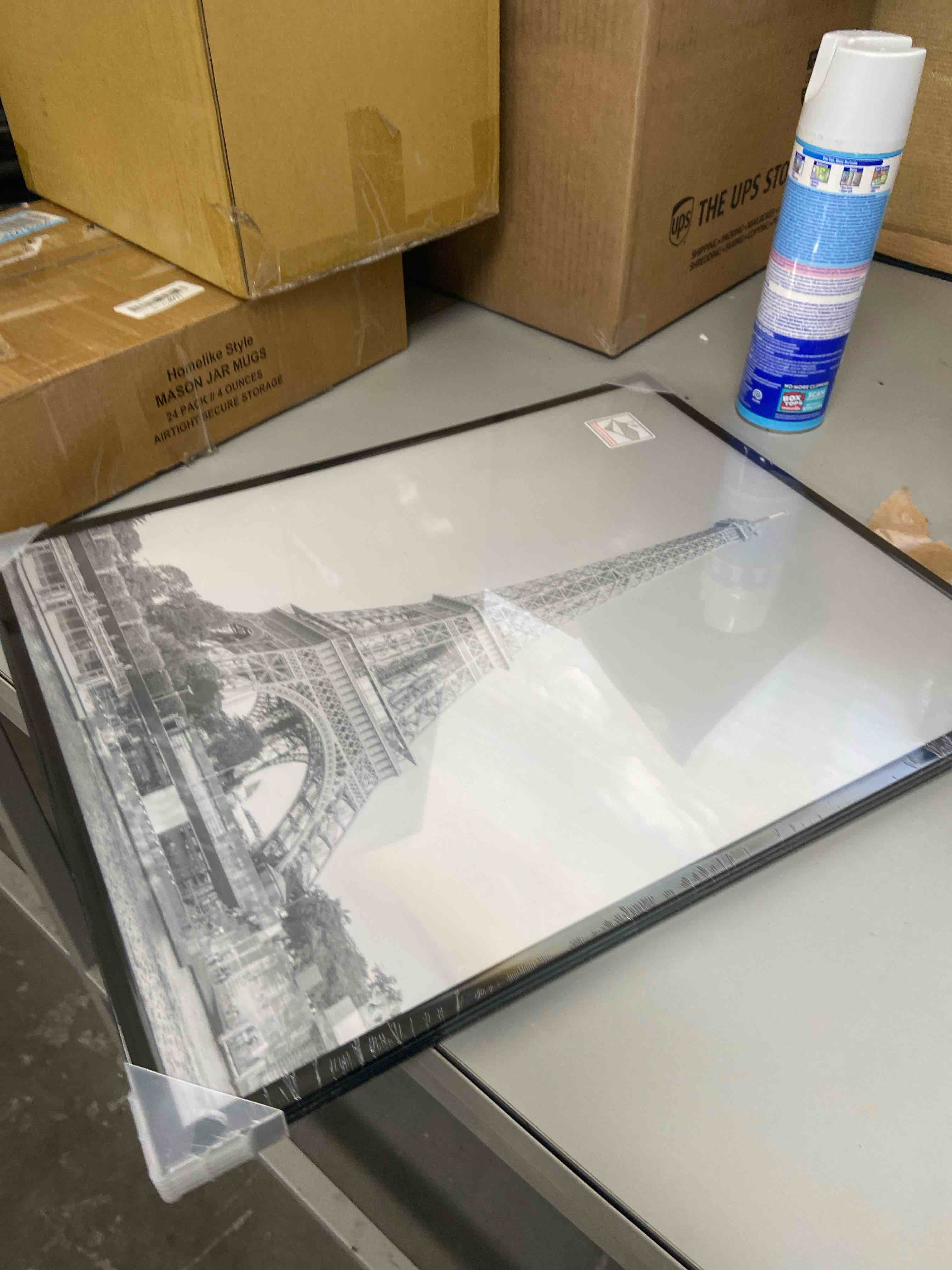 Condition photo showing New/Like New for upsimples 16x24 Picture Frame Black 3 Pack, Scratch-Proof Poster Frames 16 x 24 for Photo Gallery - Slide-In Strips, Horizontal or Vertical Wall Mounting Black 16x24