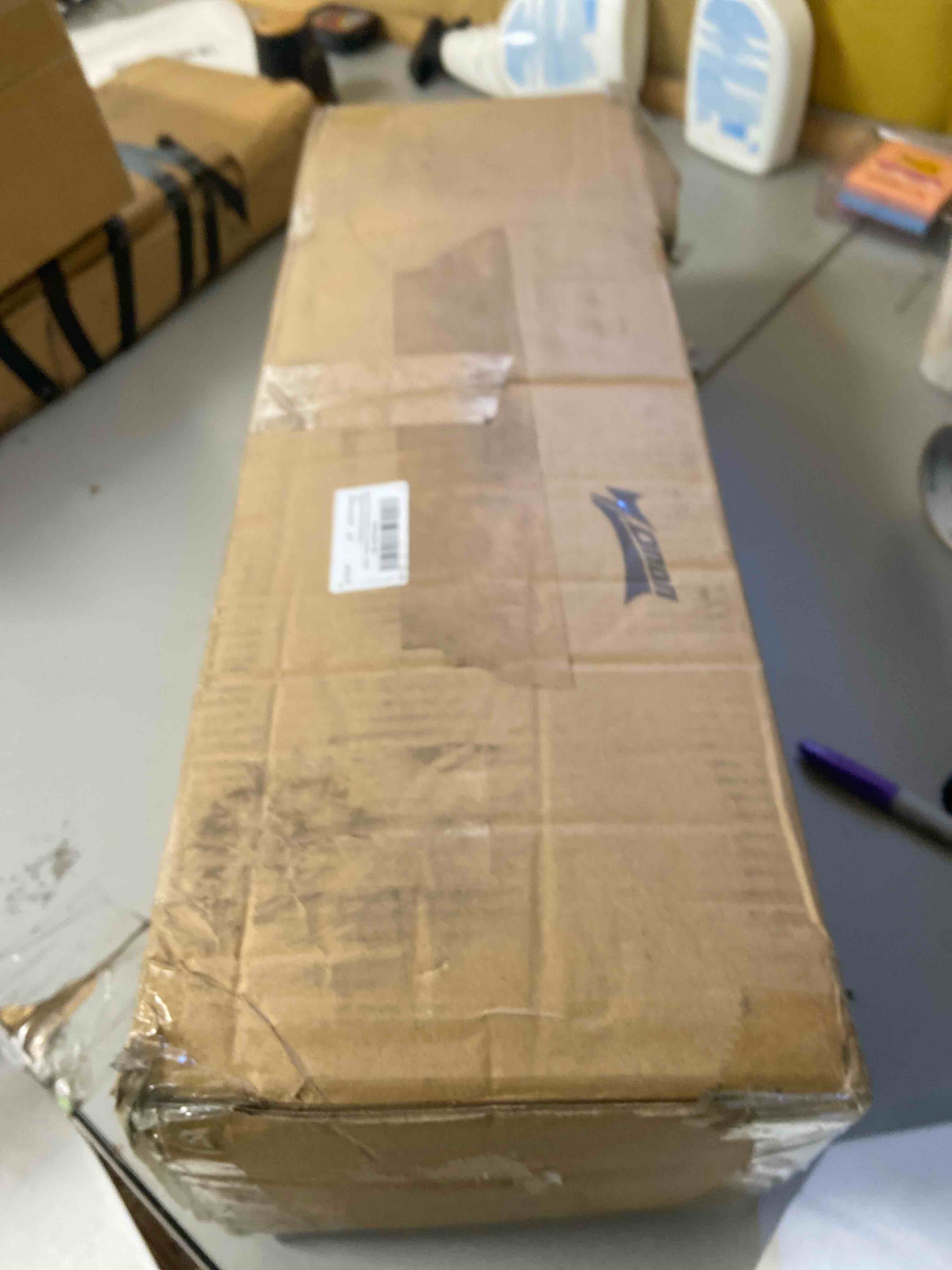 Condition photo showing New/Like New for Zonon 6.4 FT Wrought Iron Christmas Ornament Display Stand Tree with 200 Warm Lights, Decorative Metal Tree Holder Hanger Wire for Holiday Display Supplies Decorations Gift Easy Assembly(Gold)