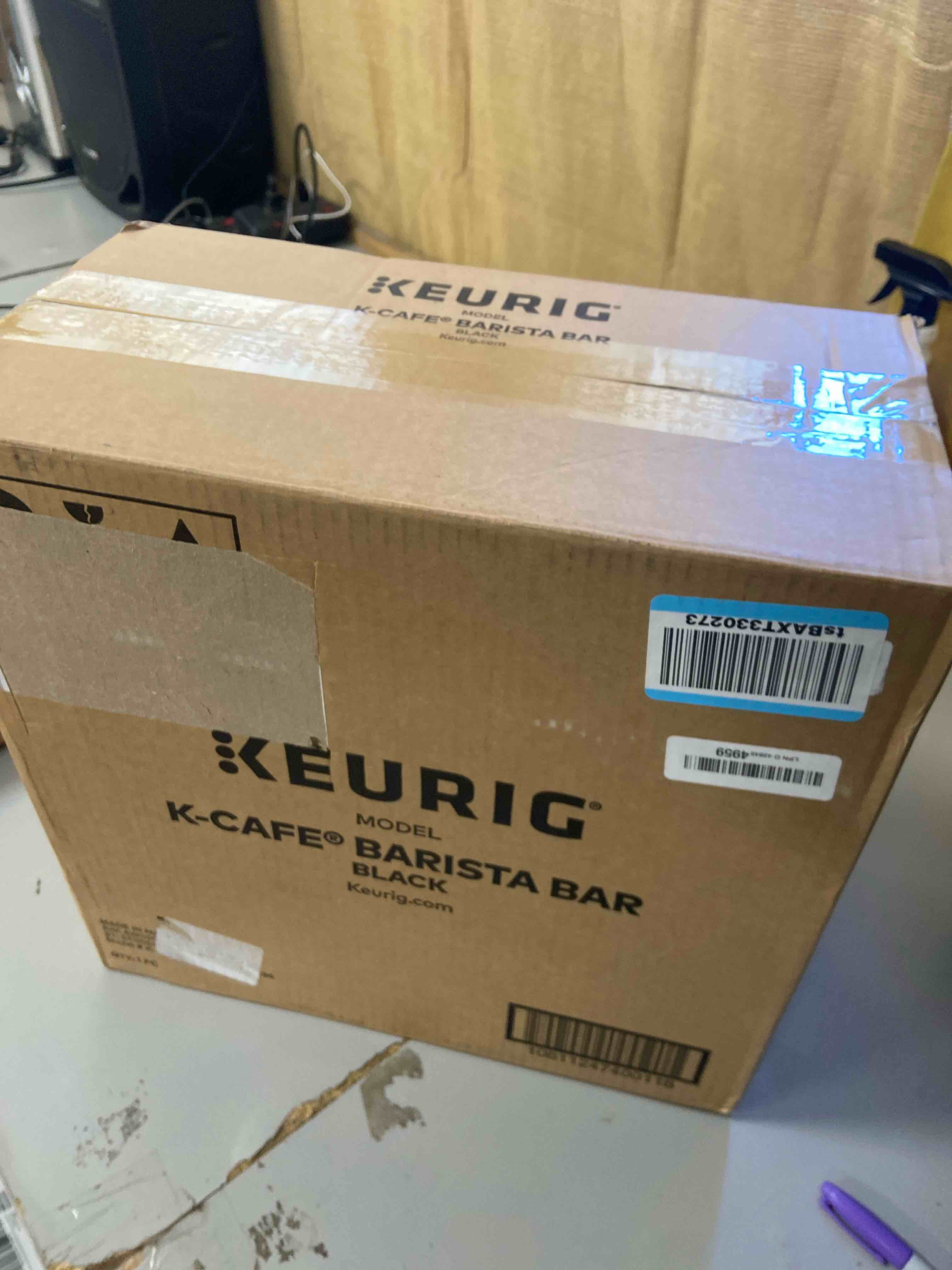 Condition photo showing New/Like New for Keurig K-Café Barista Bar Single Serve Coffee Maker and Frother  Black