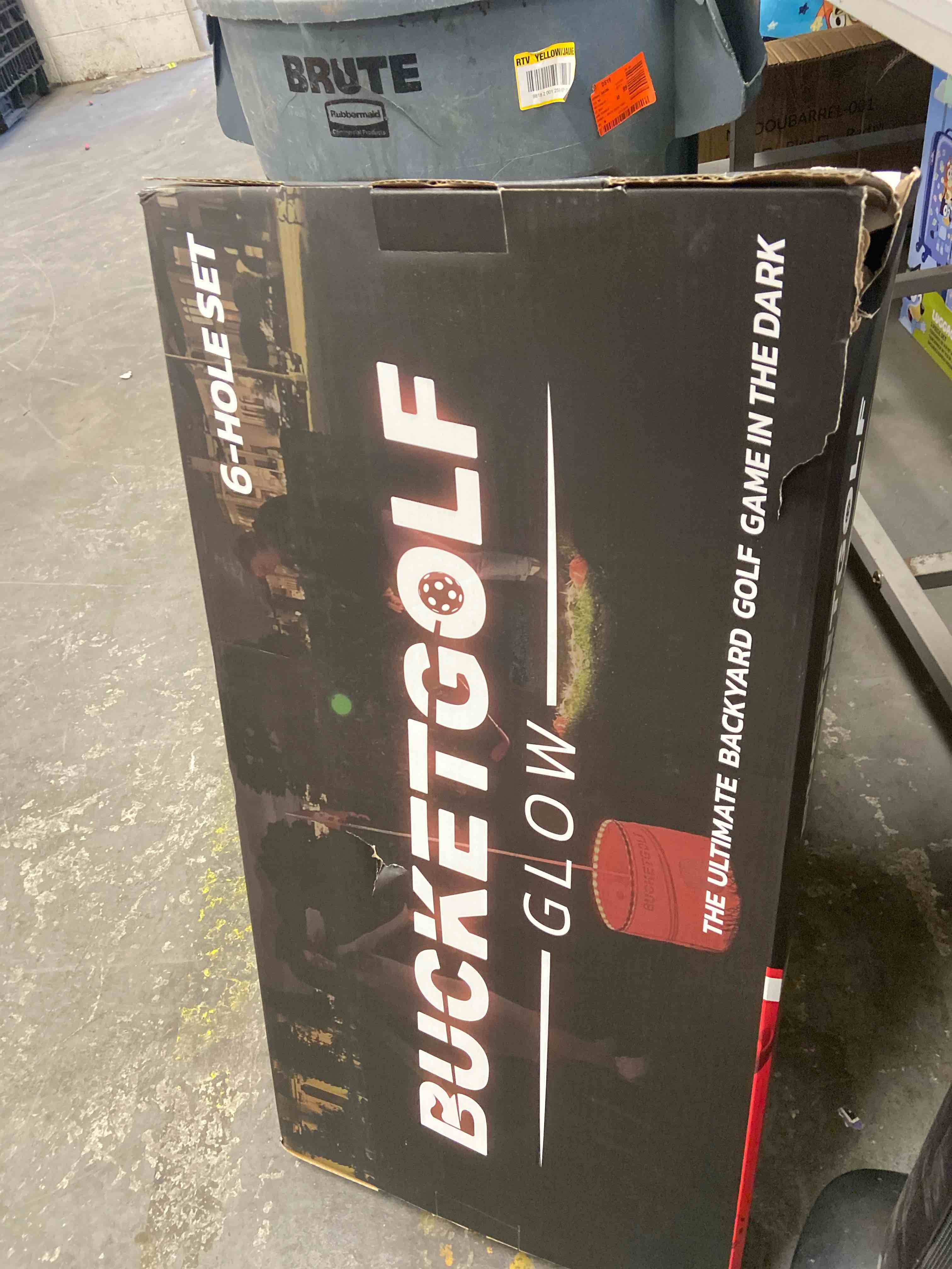 Condition photo showing New/Like New for BucketGolf® 6-Hole Bundle with 2 Clubs & Accessories