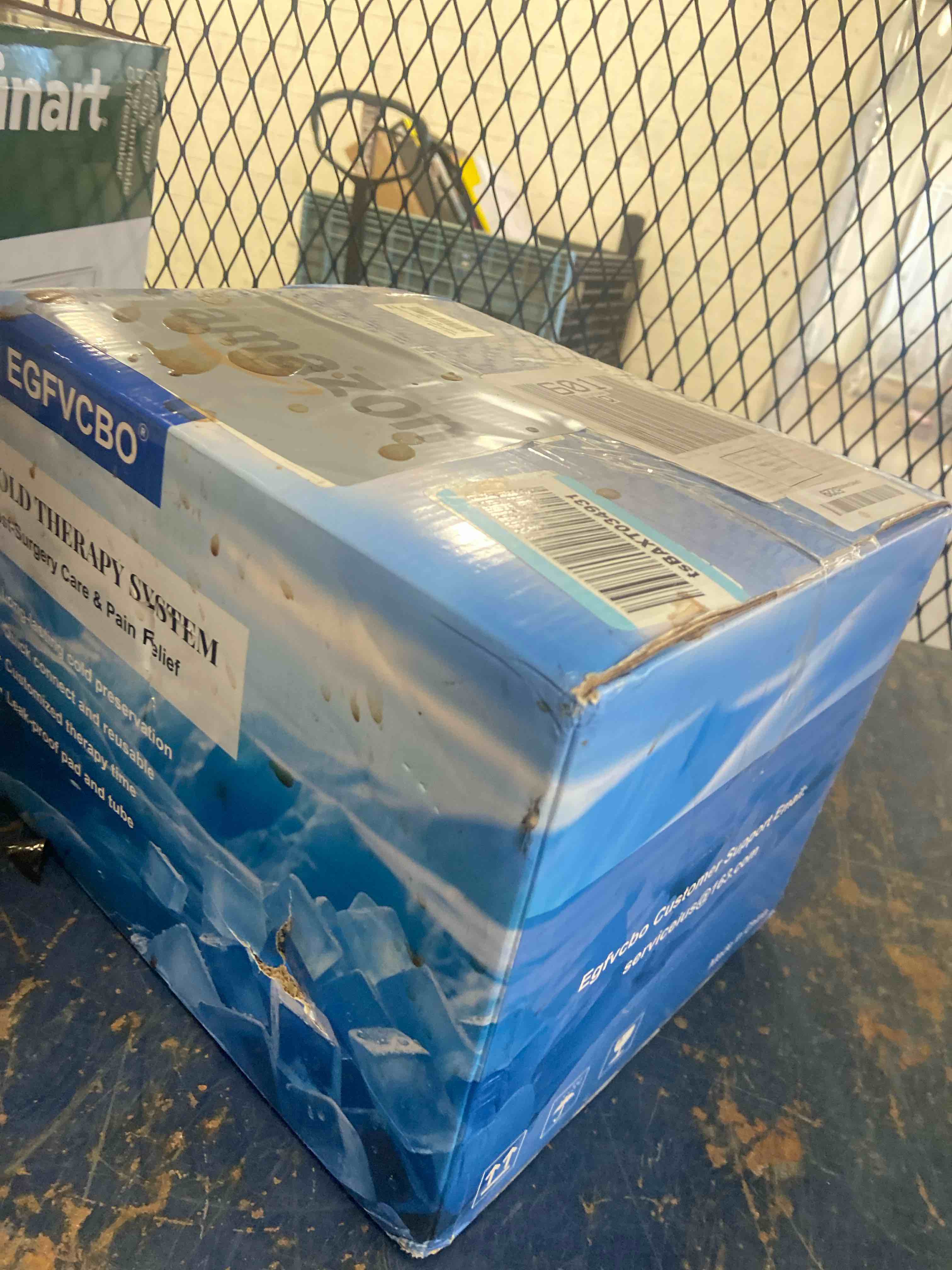 Condition photo showing Good Condition for Ice Machine for Knee After Surgery for Post-Surgery Care, Cold Therapy Machine System for Knee and Joint Compression Pad, Strong Joint Compression Pad, Lightweight 6-Quart Cooler Knee pad 6-quart