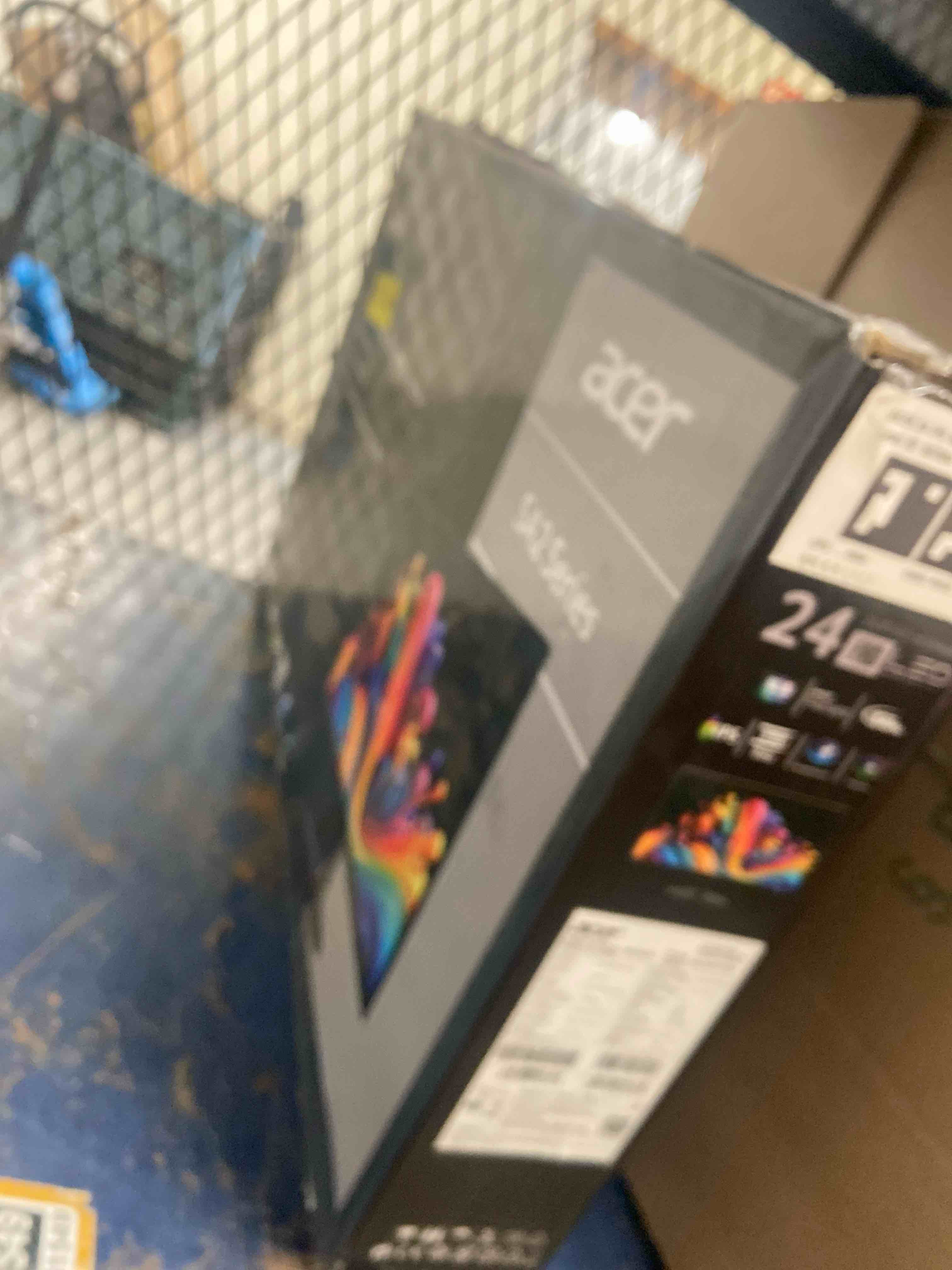 Condition photo showing As Is for Acer 23.8” Full HD (1920 x 1080) Ultra-Thin IPS Monitor, 75Hz, 1ms VRB, SA241Y Bi, Visioncare