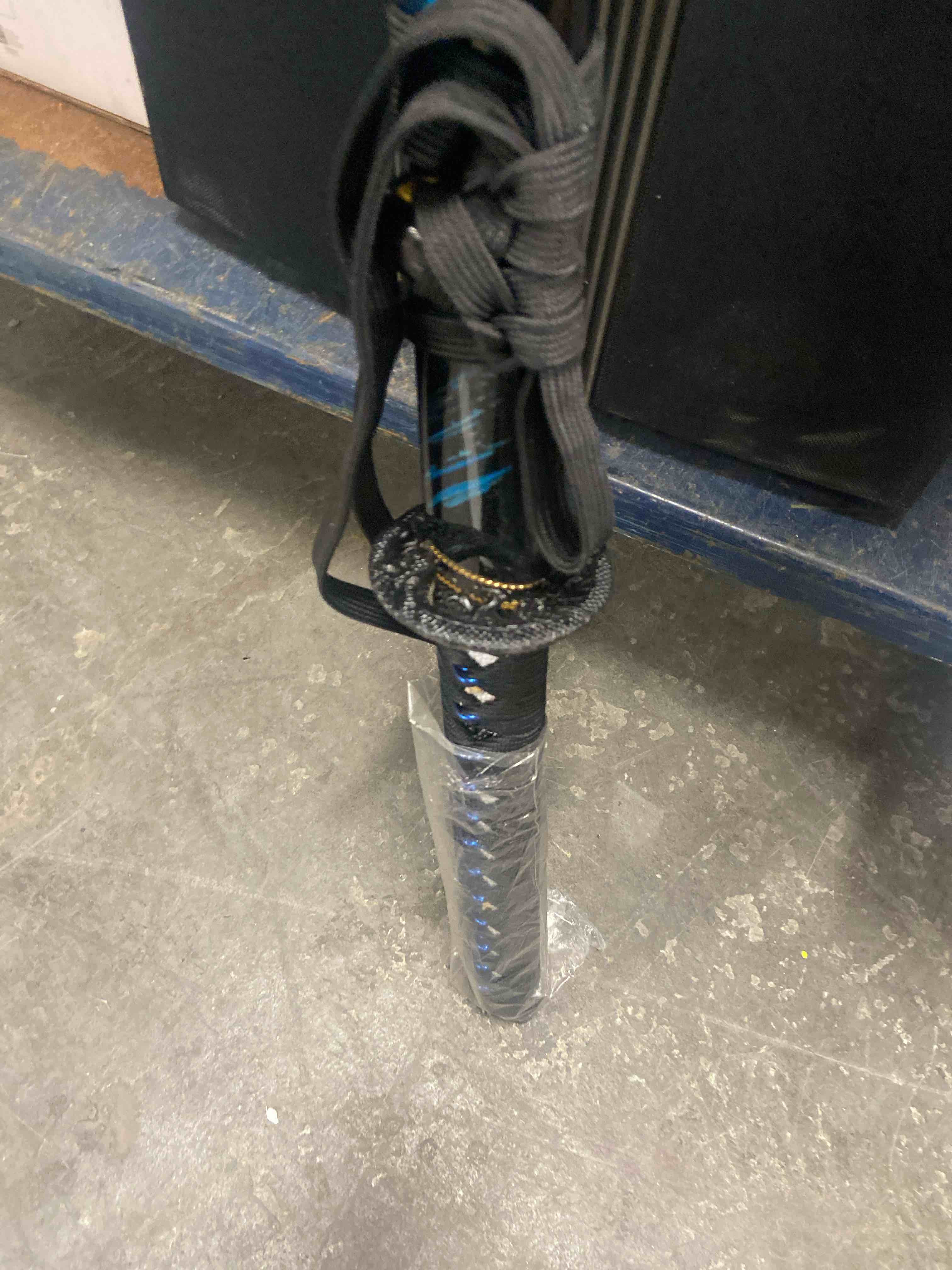 Condition photo showing New/Like New for Japanese Ghost of Tsushima Cosplay Replica Sword Metal Katana Set with Display Stand,Jin Sakai?? Katana,for Cosplay,Collection,Display