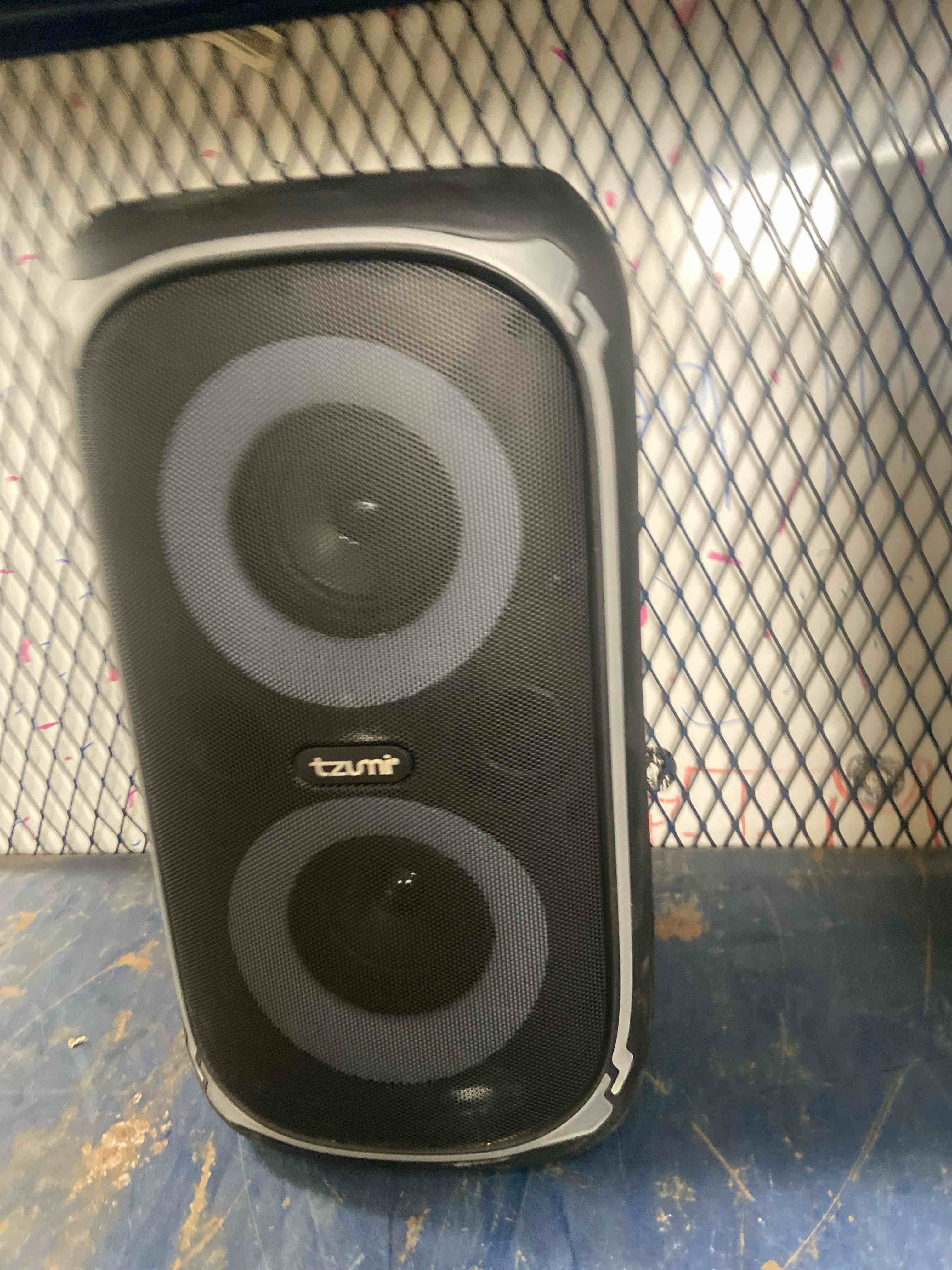 Condition photo showing As Is for Tzumi  Super Bass Jobsite Speaker