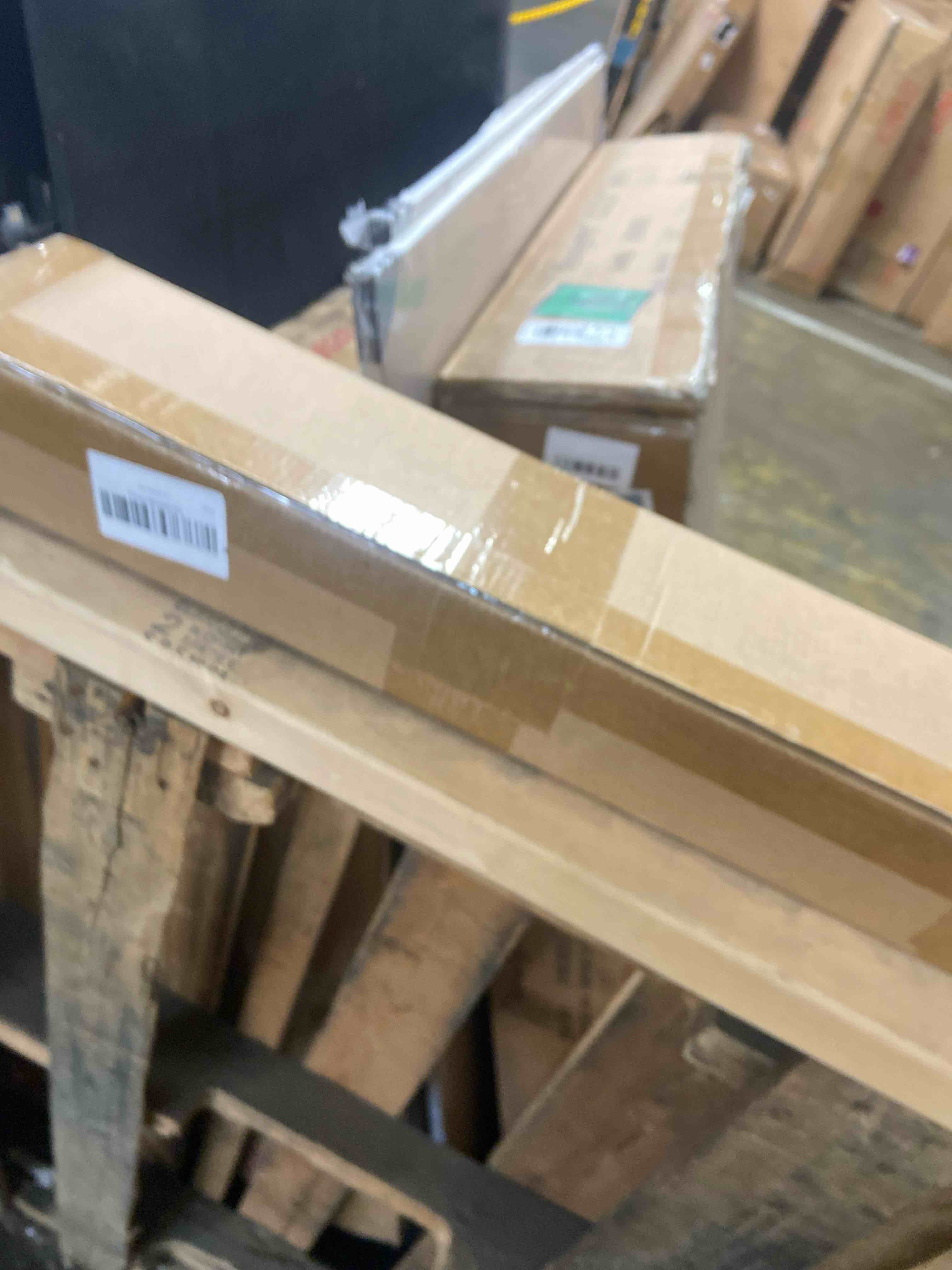 Condition photo showing New/Like New for Industrial Pipe Stair Handrail, Wall-Mounted Metal Hand Rail for Indoor & Outdoor Steps, Black Galvanized Iron, Vintage Farmhouse Style, Heavy Duty Support for Stairs & Porch (Black, 2ft) 2ft Black