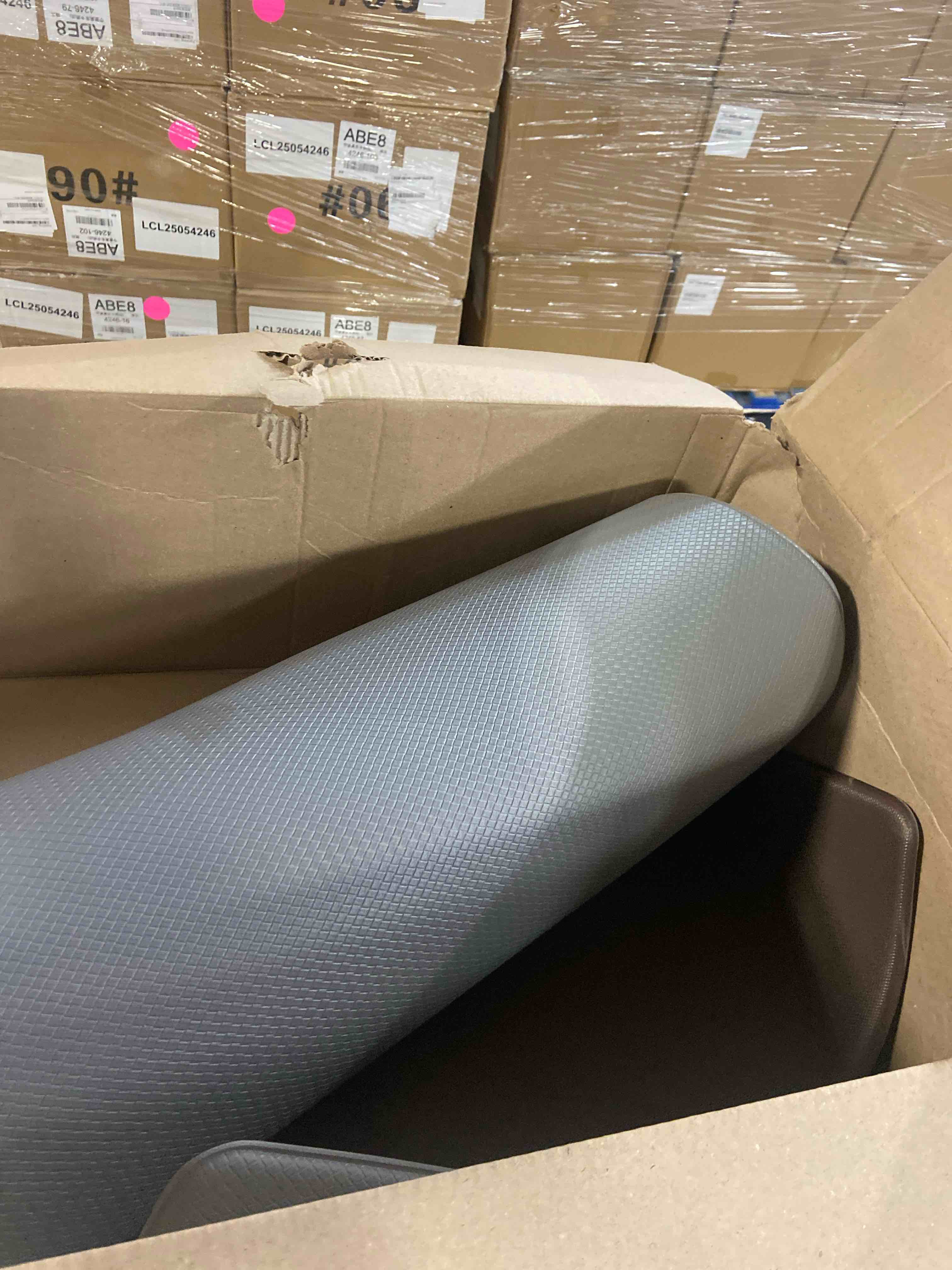 Condition photo showing New/Like New for DEXI Kitchen Mat Cushioned Anti Fatigue, 70"x20"Non Slip Waterproof Comfort Standing Floor Rug for Kitchen, Office, Sink, Laundry, Brown 70"L x 20"W x 0.7"Th Brown