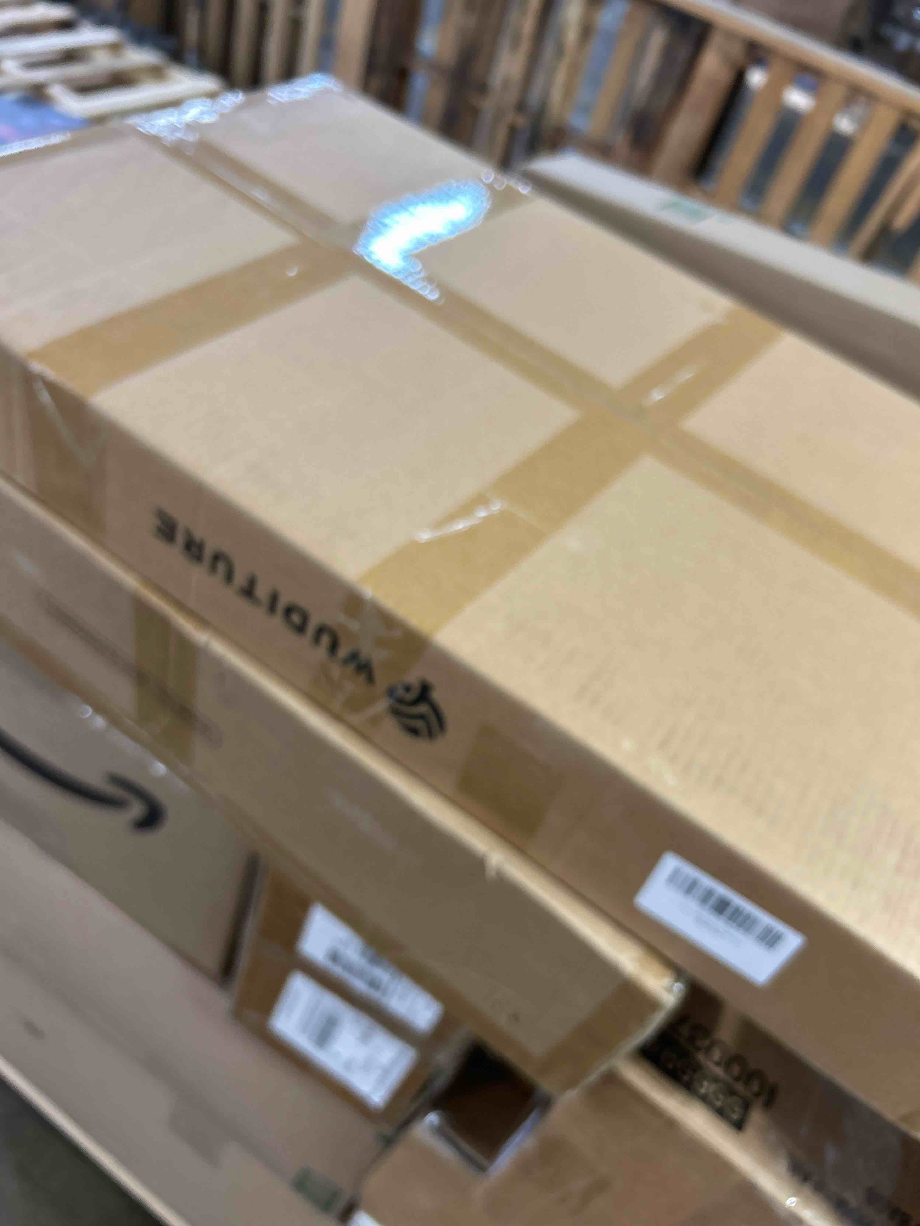 Condition photo showing New/Like New for Roundhill Furniture Quality Solid Wood Shoe Bench with Storage, Cherry