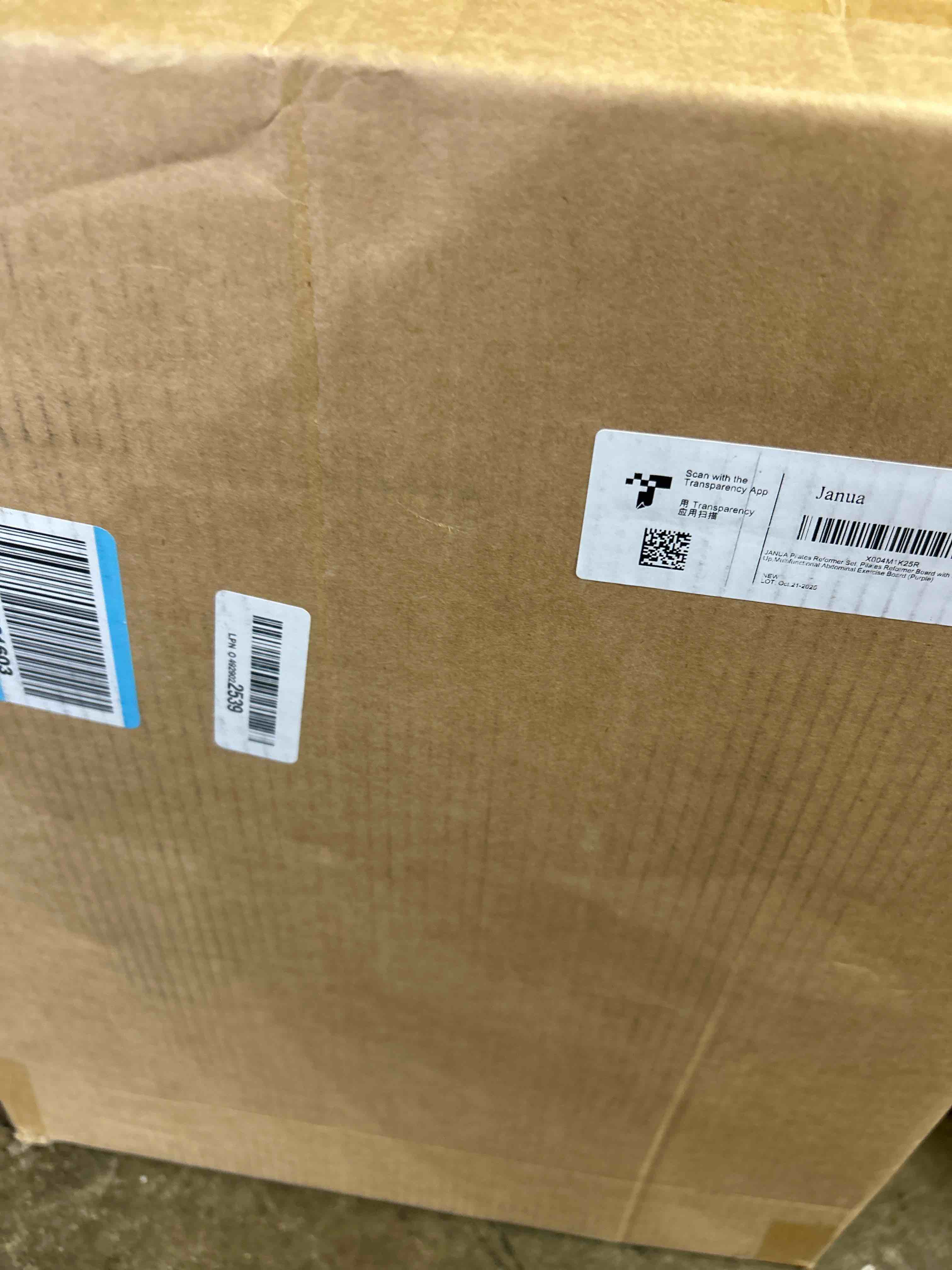 Condition photo showing New/Like New for JANUA Pilates Board - Pilates Reformer Set, Multi-Purpose Foldable Pilates Reformer Board for Home, 5 in 1 Pilates Sliding Board Purple Set