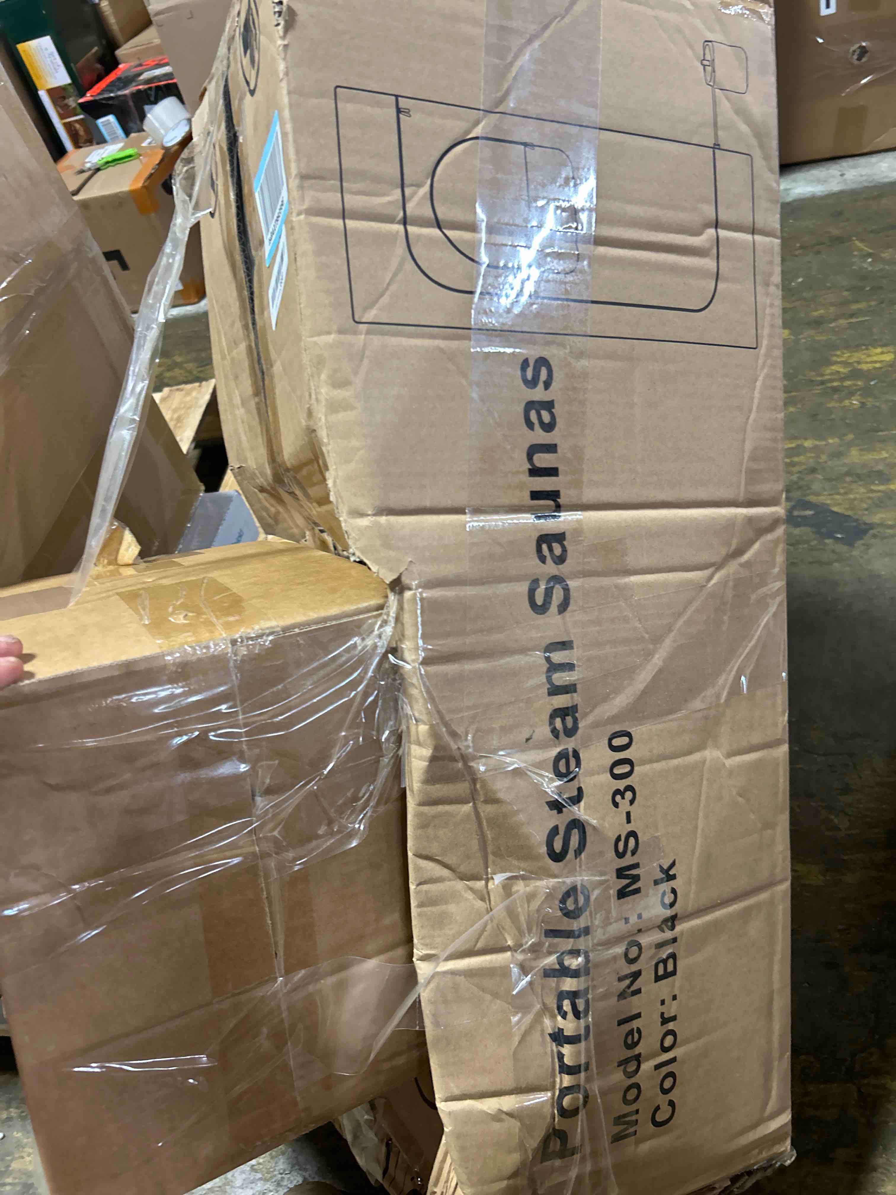 Condition photo showing Good Condition for Upgraded Portable Sauna for Home?Relaxation, Steam Sauna for Home with Steamer, Remote Control, Folding Chair, 9 Levels