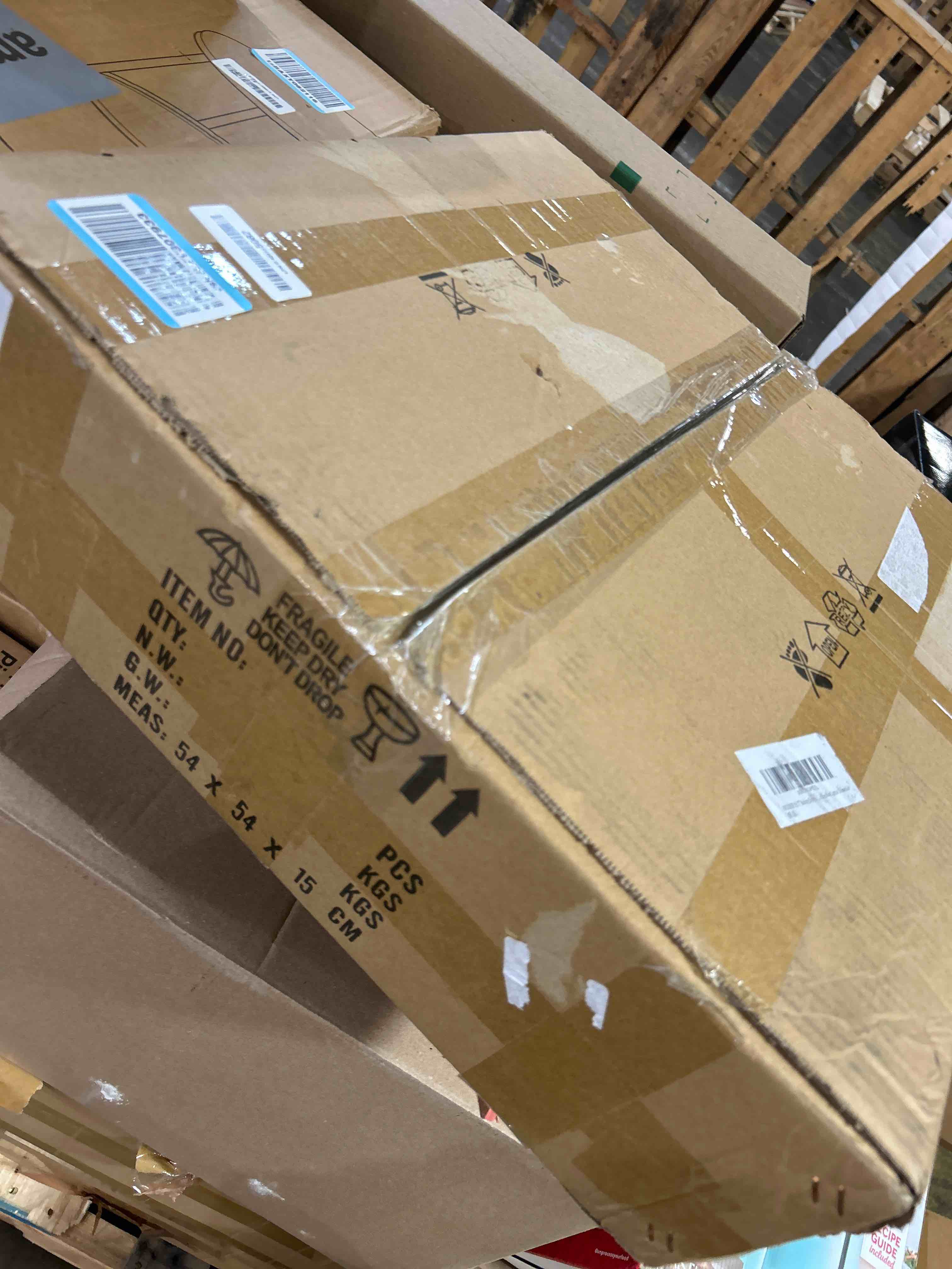 Condition photo showing New/Like New for FRIXCHUR 19.7" Modern Crystal Chandeliers Crystal Ceiling Light LED Remote Control Chandelier Light Fixture for Bedrooms Living Room Dining Room Lights (Dimmable)