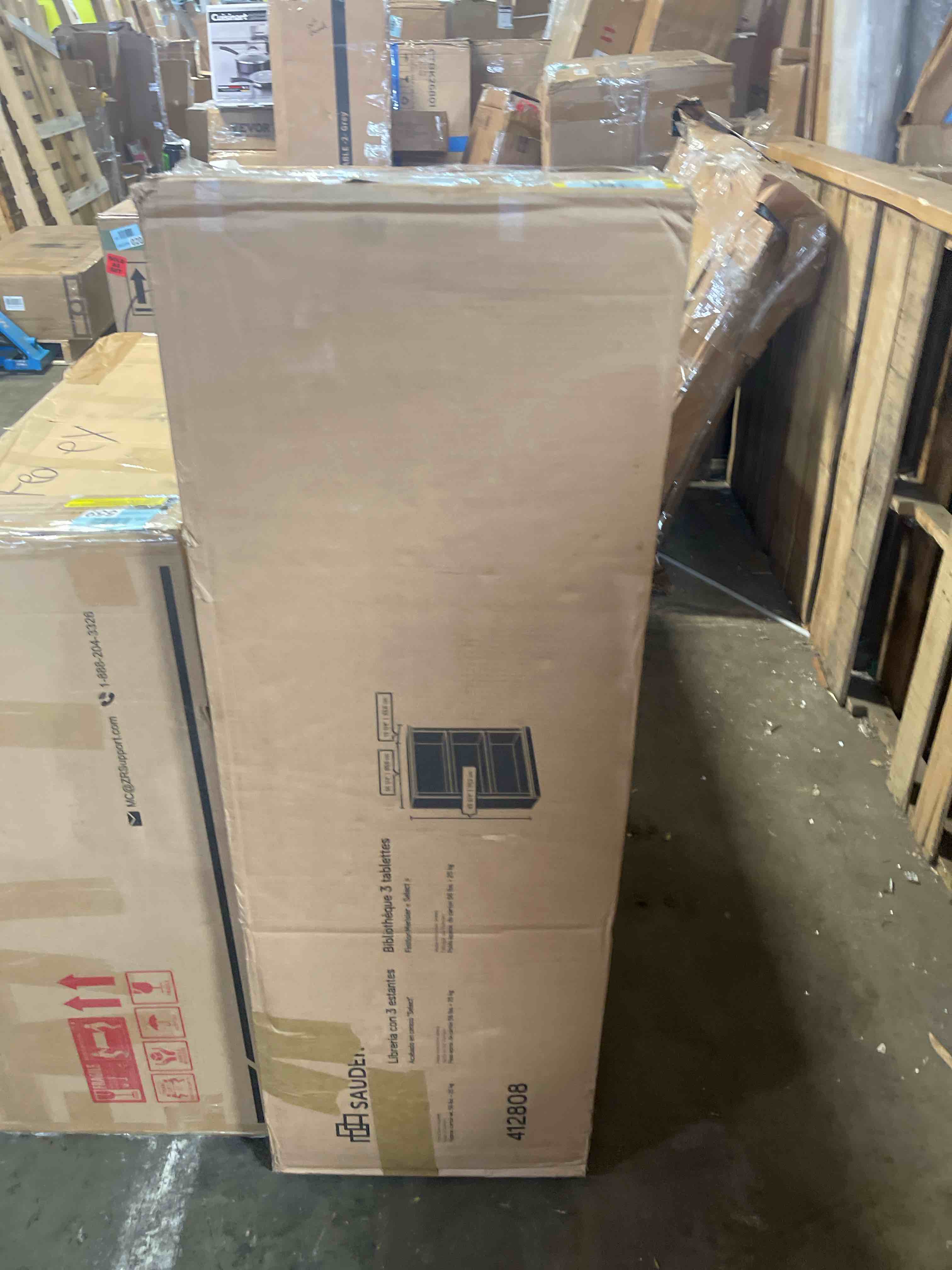 Condition photo showing New/Like New for Sauder Select 3-Shelf Bookcase