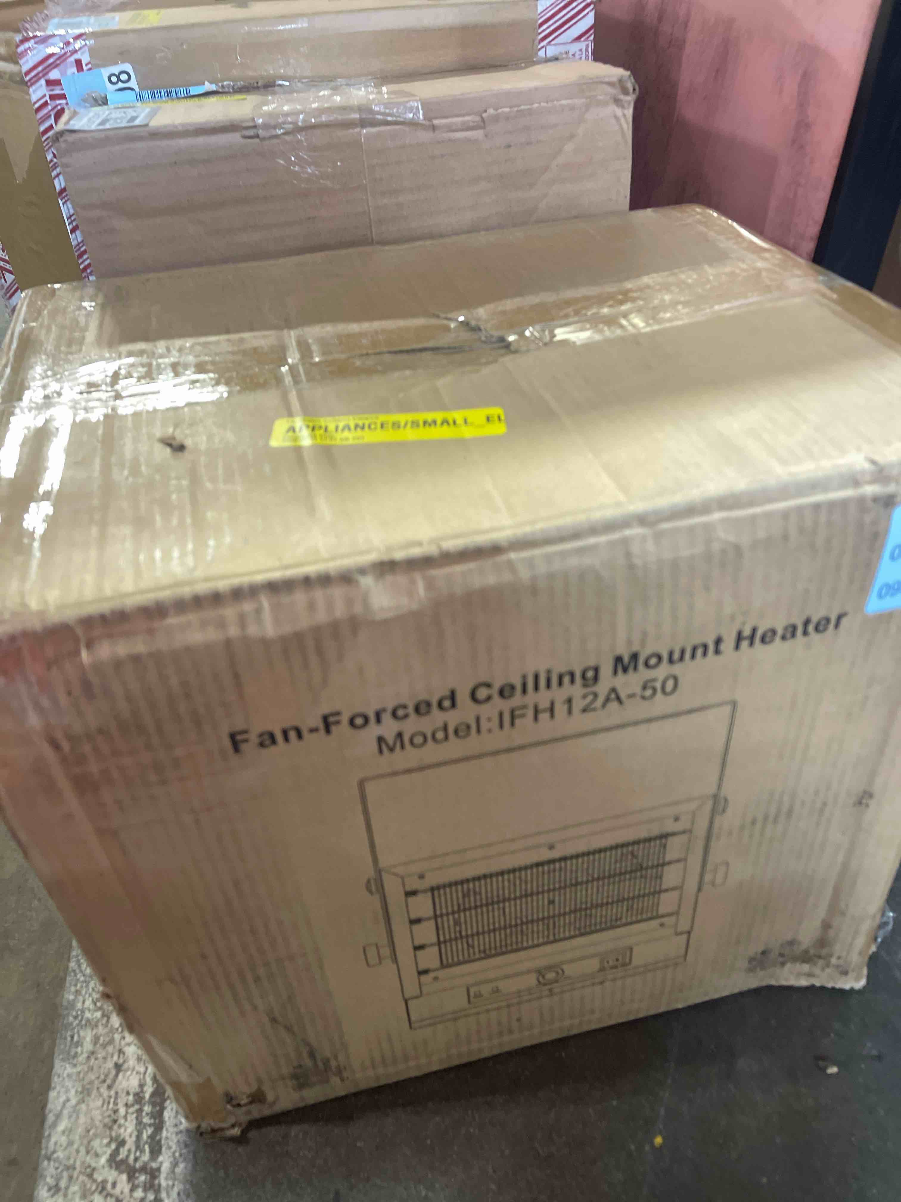 Condition photo showing New/Like New for Comfort Zone Digital Fan-Forced Ceiling Mount Heater W/Remote And LCD Display - Home | Color: Green