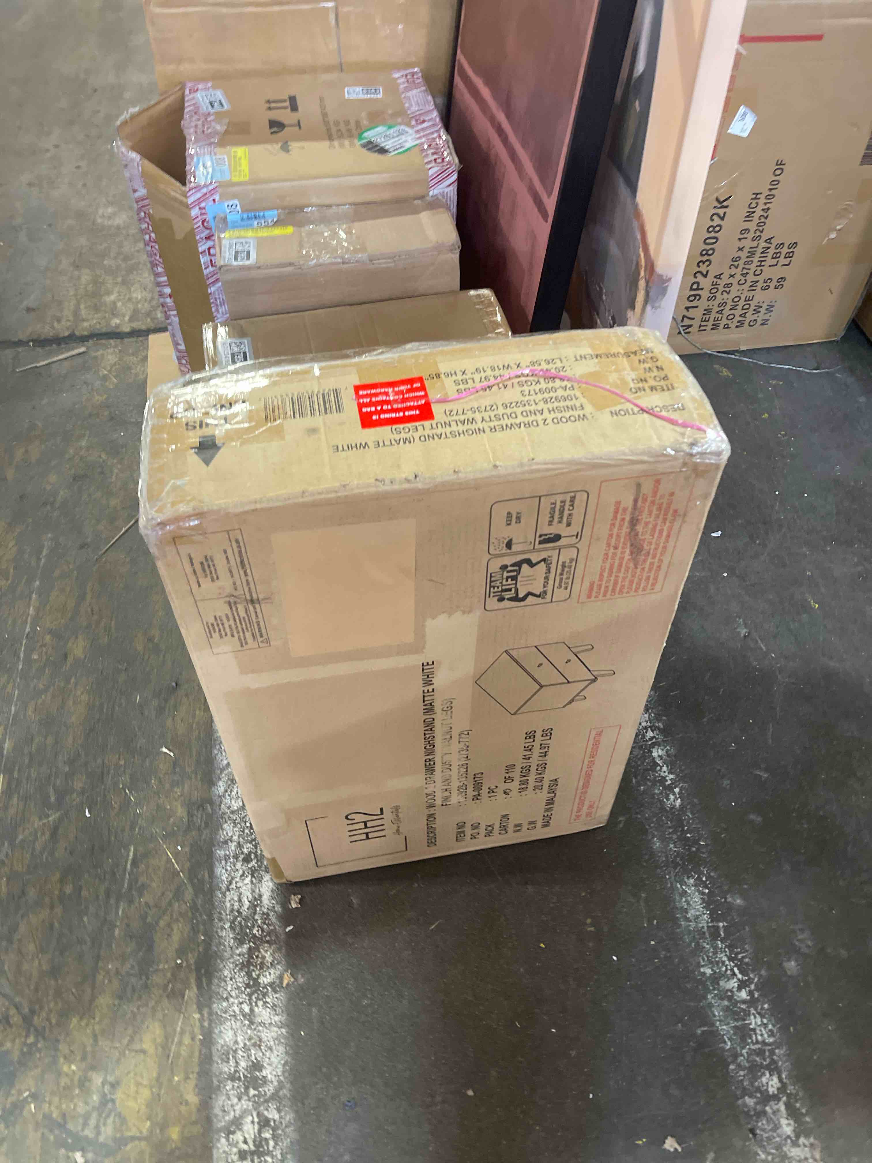 Condition photo showing New/Like New for Williams 2-Drawer Nightstand AllModern Color 